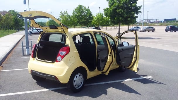 Chevrolet Spark avec Siège bébé