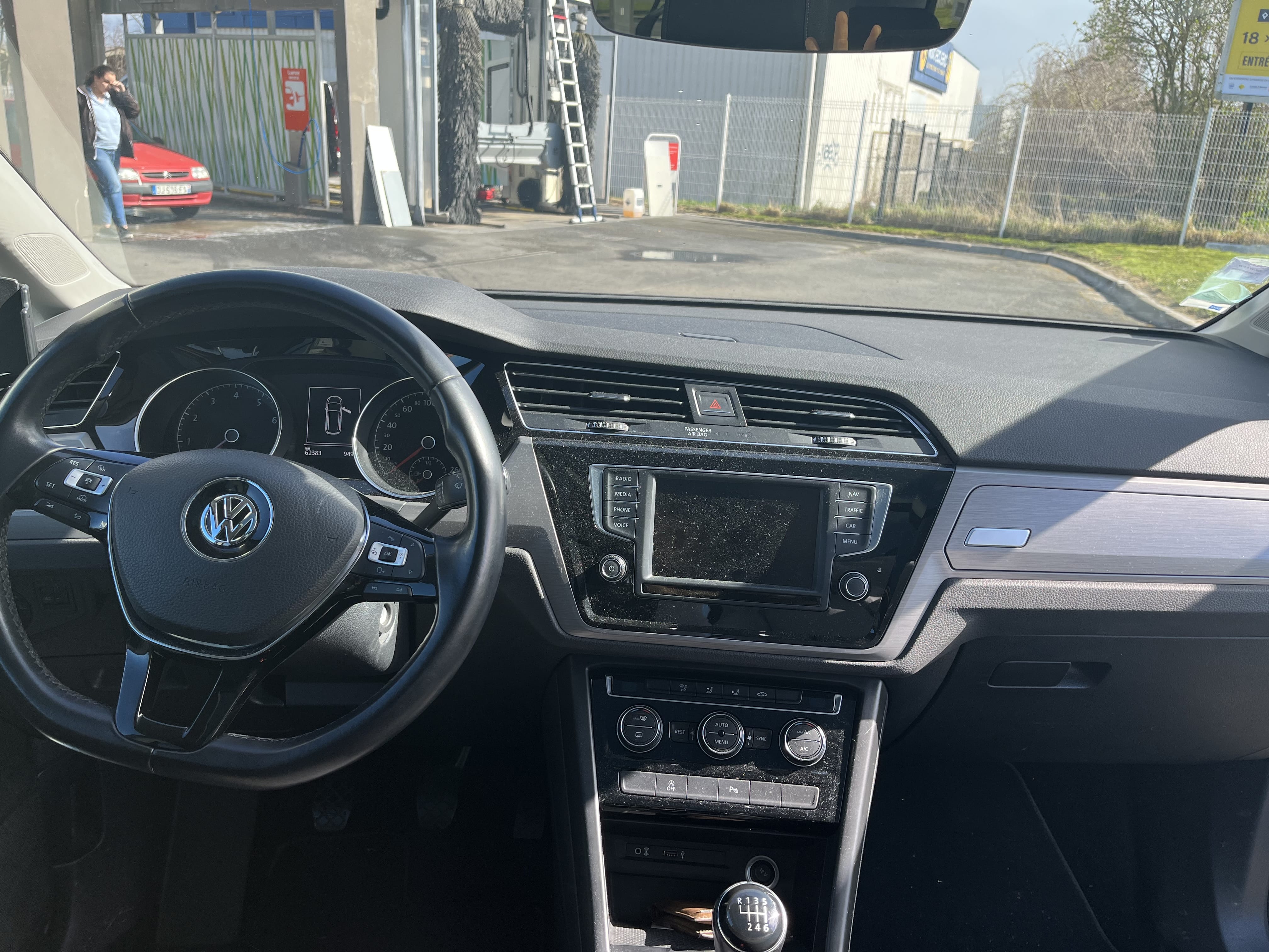 Volkswagen Touran avec Porte-vélos