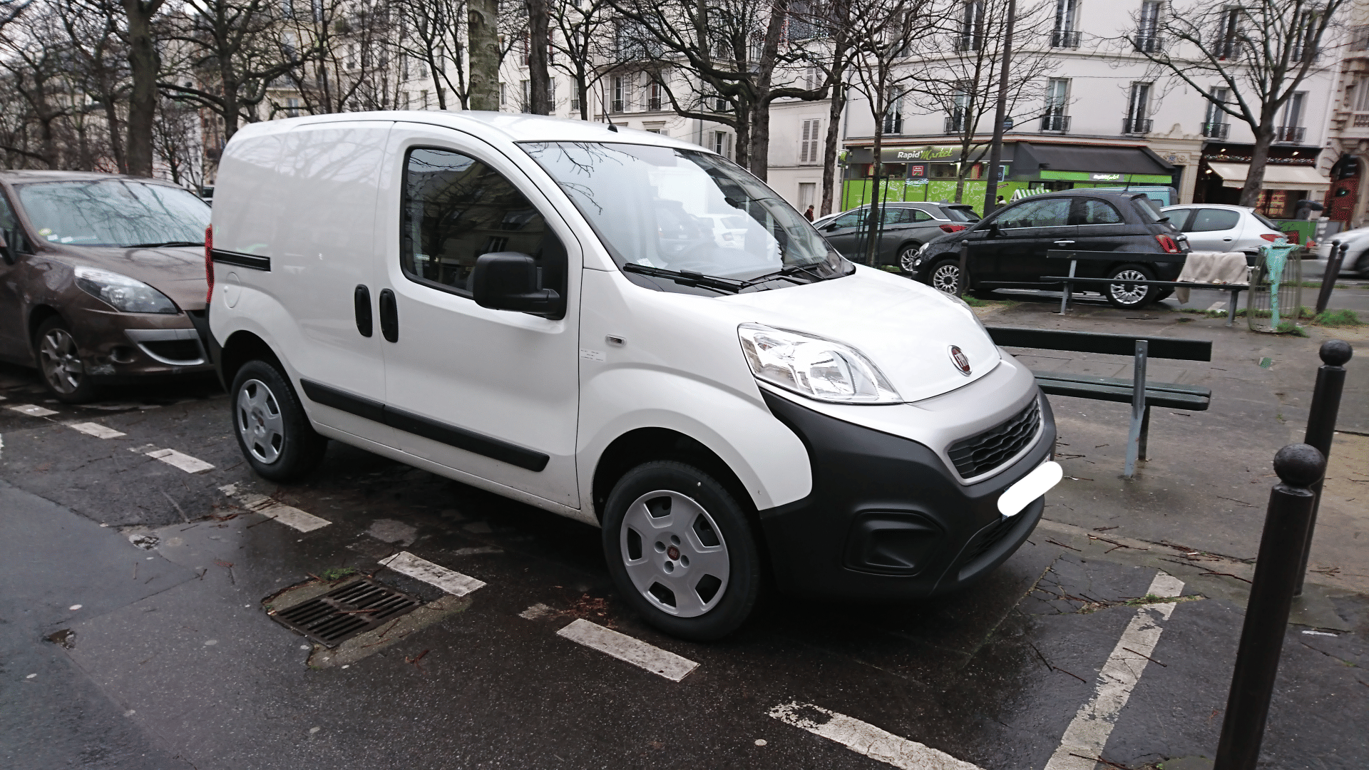 Fiat Fiorino (ES292) BASSE EMISSION (Clim, Bluetooth, USB, GPS,...) #ao, 2017, Essence 95