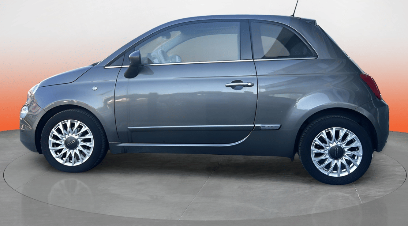 Fiat 500 con techo solar met Airco