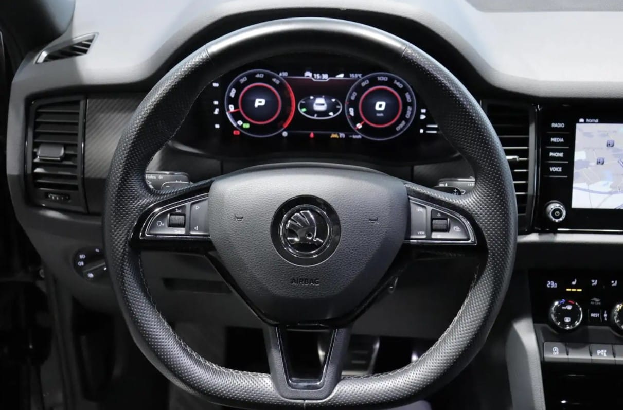 Skoda Kodiaq mit Kindersitz