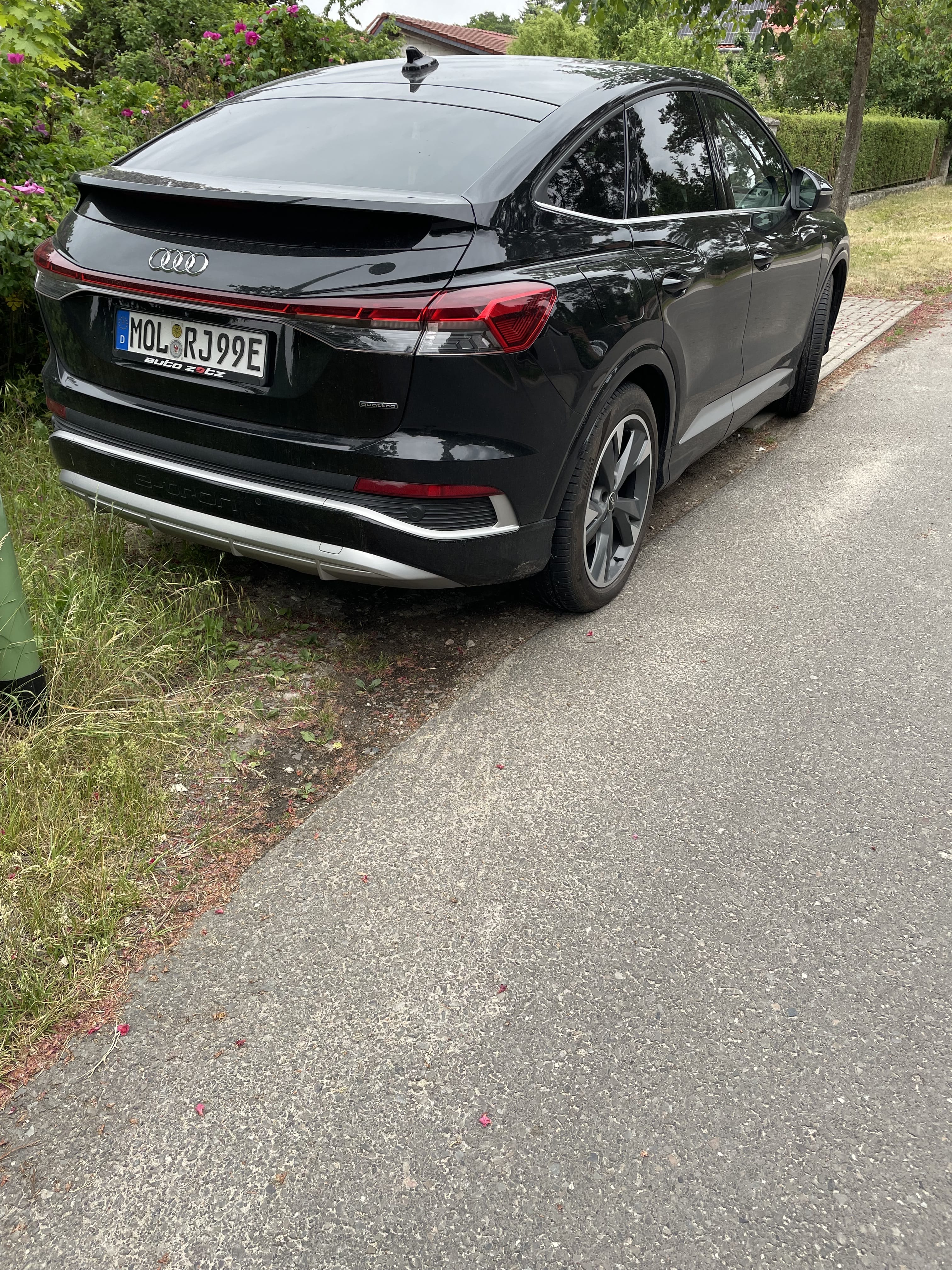 Audi Q4 55 e-tron mit Rückfahrkamera