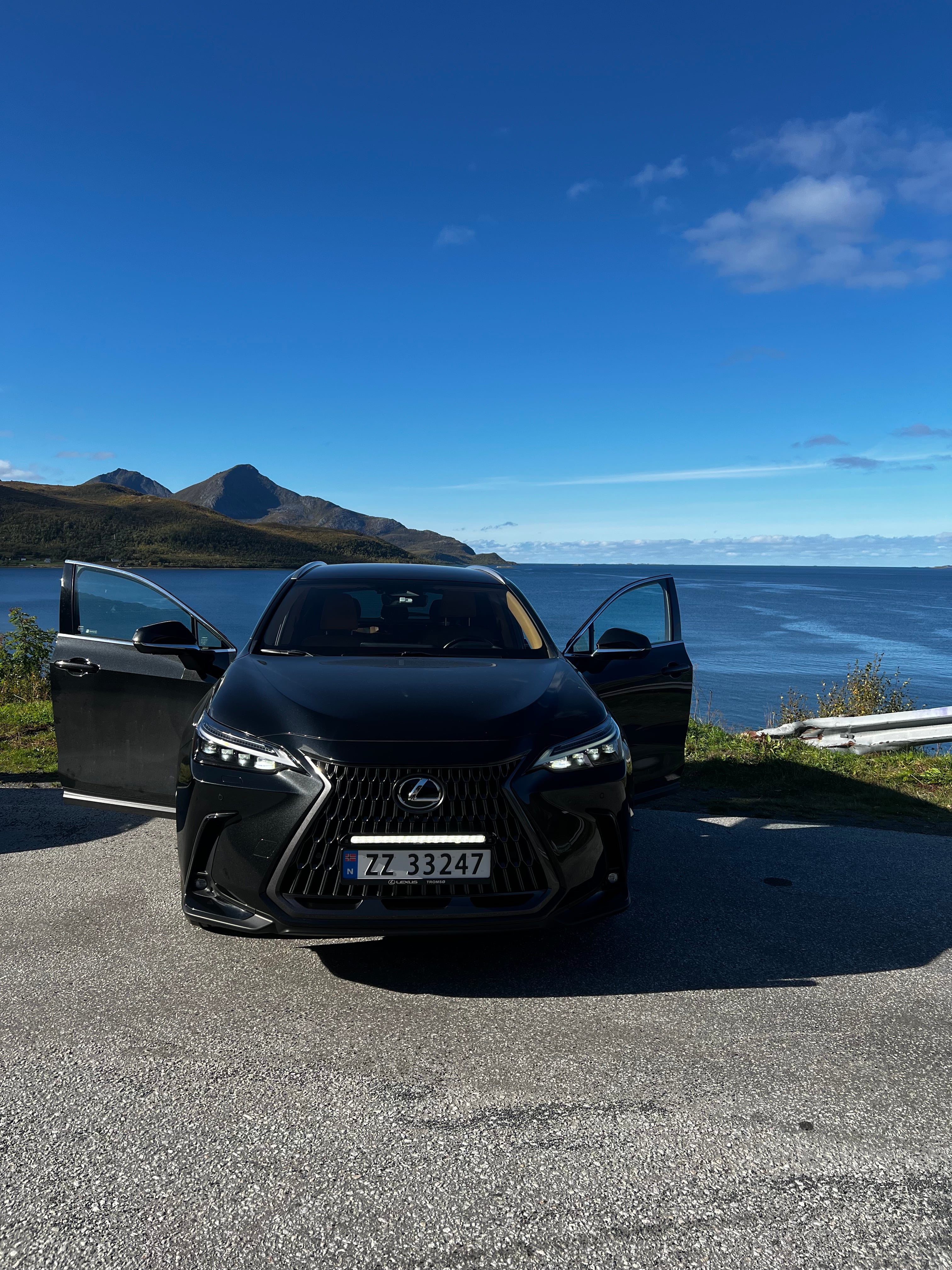 Lexus NX 450h+ mit Kindersitz