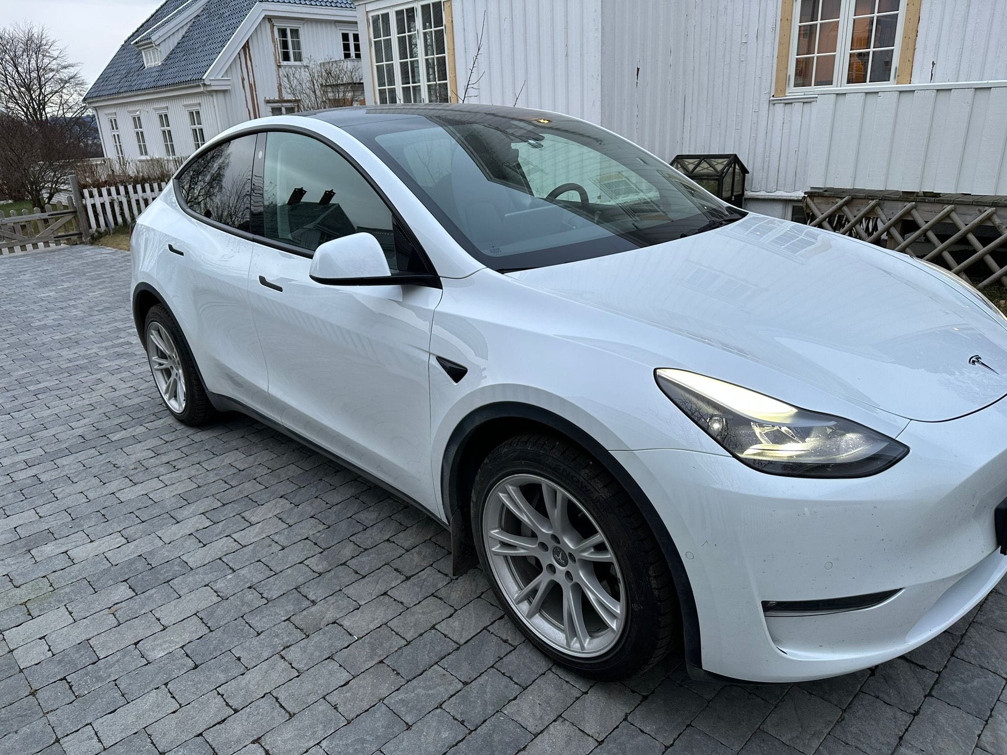 Tesla Model Y with Baby seat