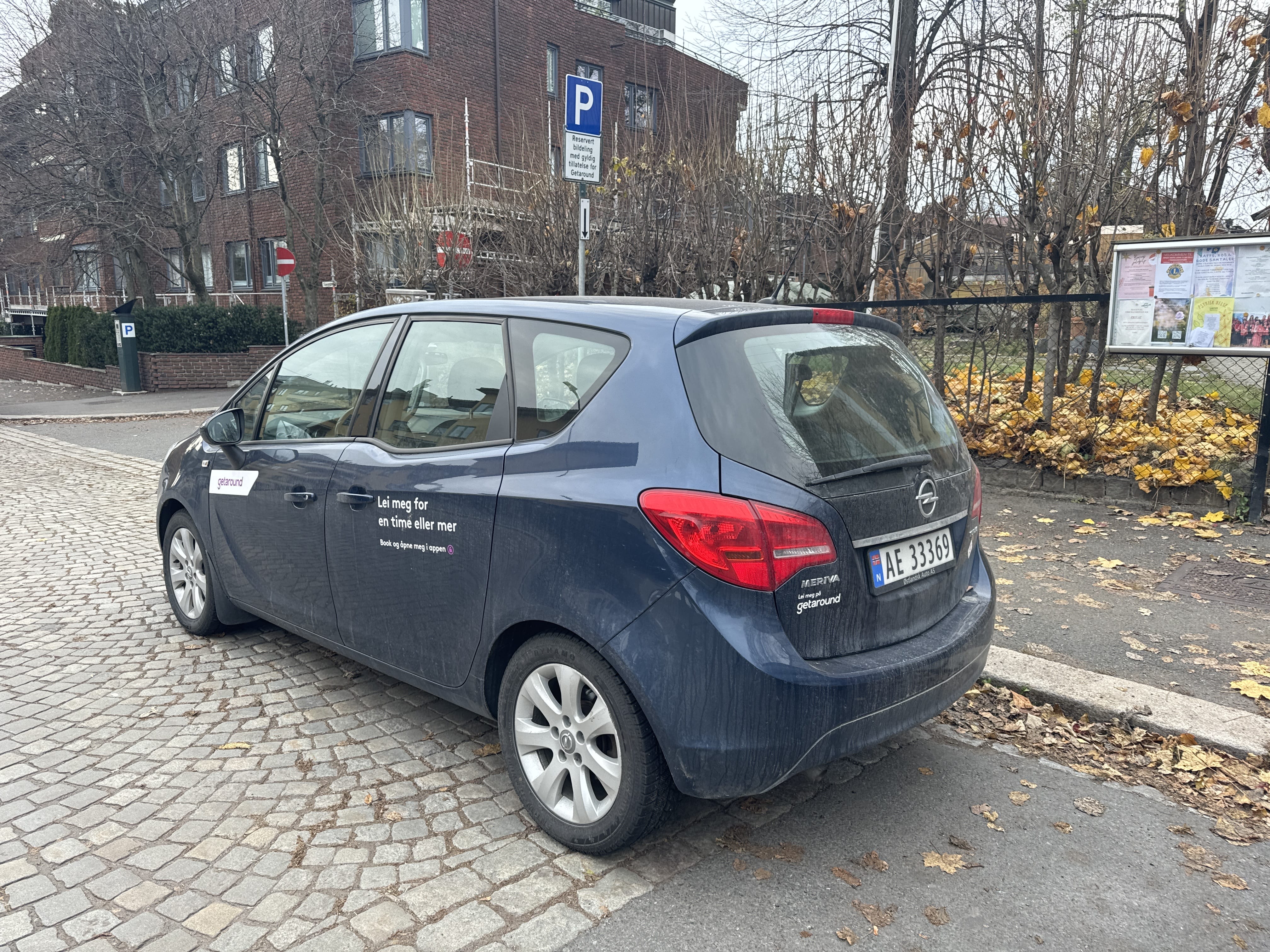 Opel Meriva med Cruisekontroll