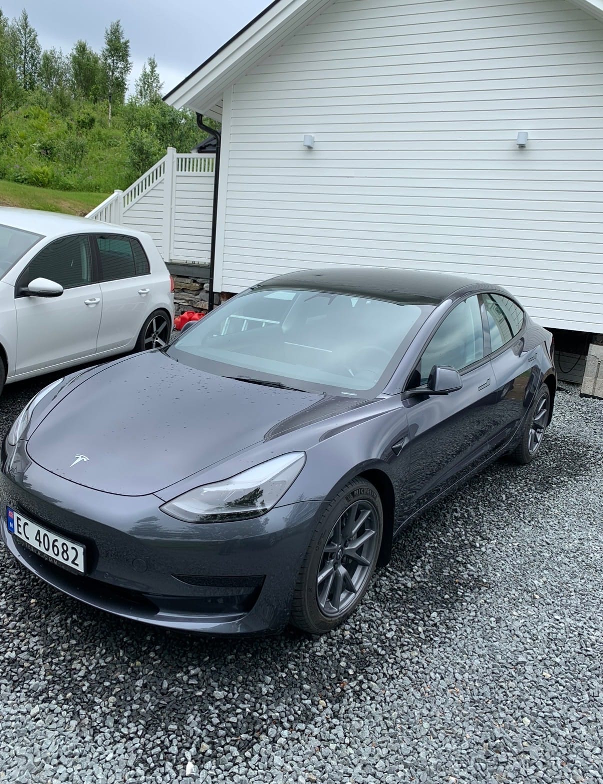 Tesla Model 3 med Aircondition