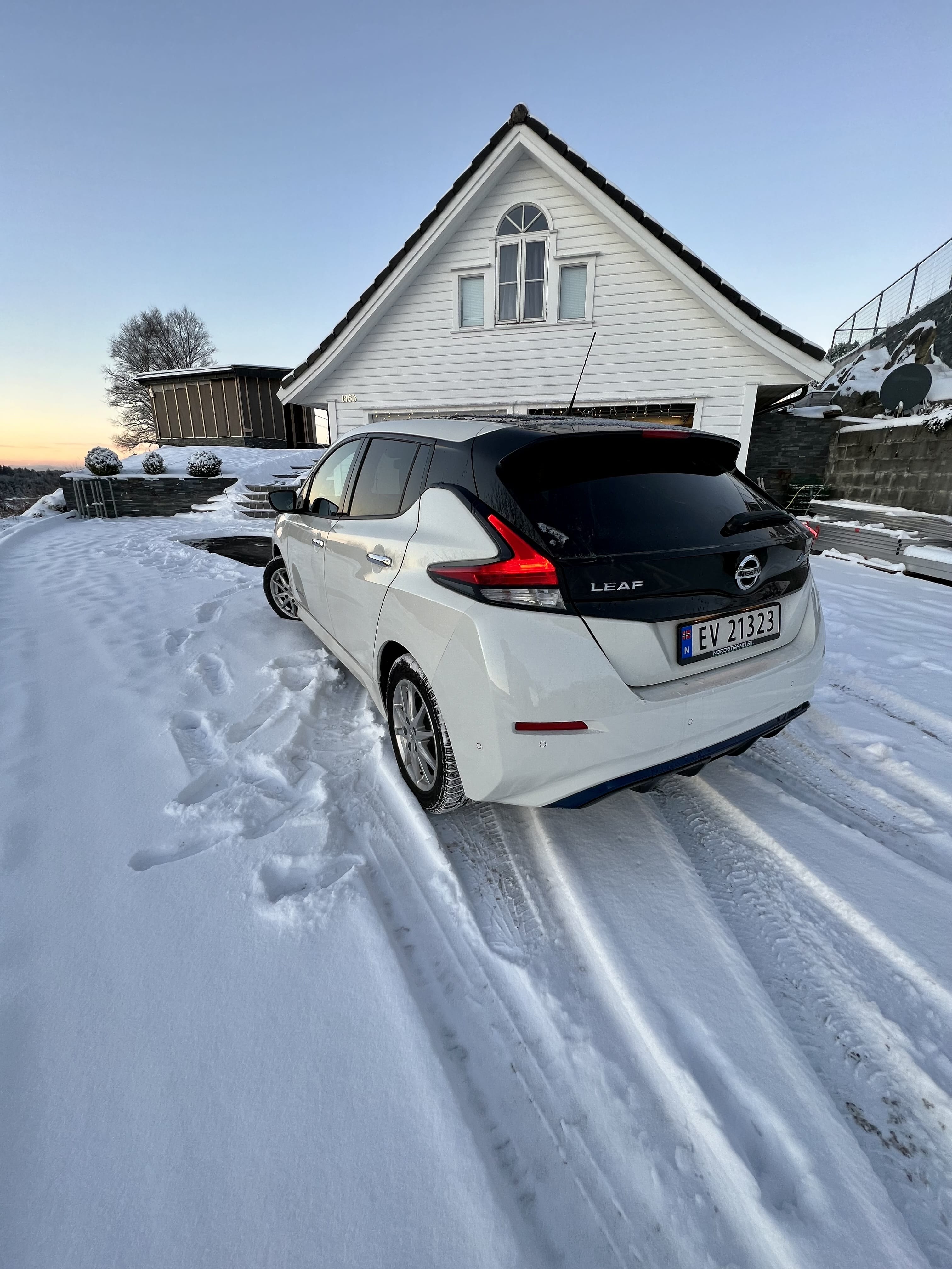 Nissan Leaf med GPS