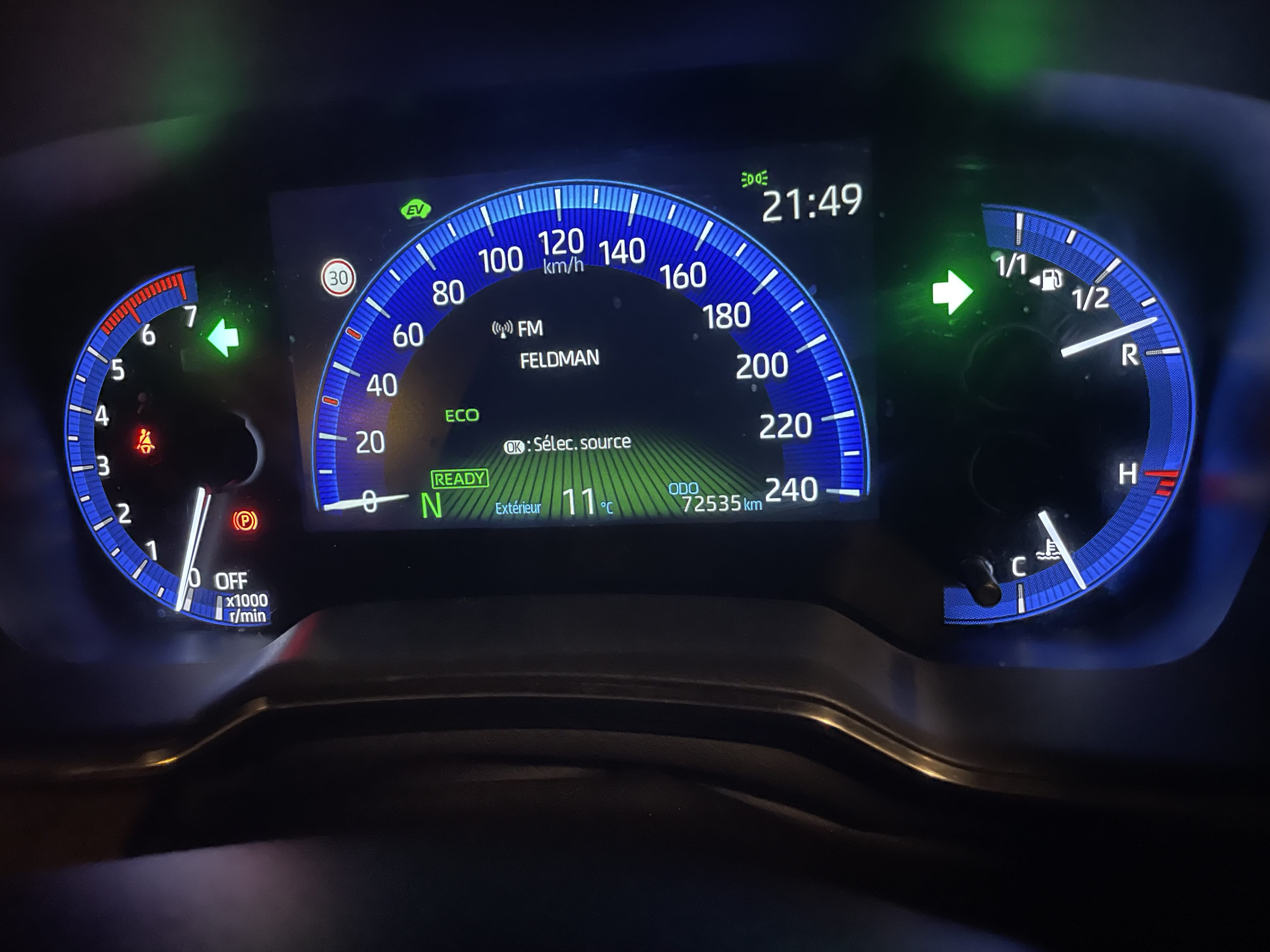 Toyota Corolla Hybride avec GPS