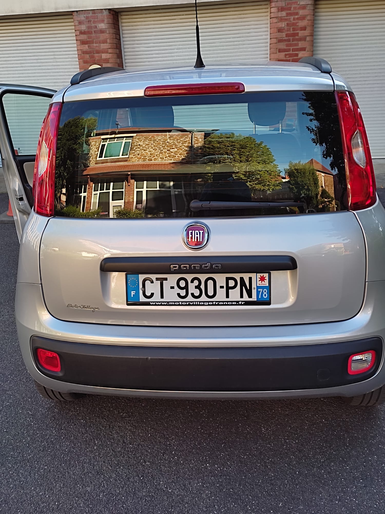 Fiat Panda with Baby seat
