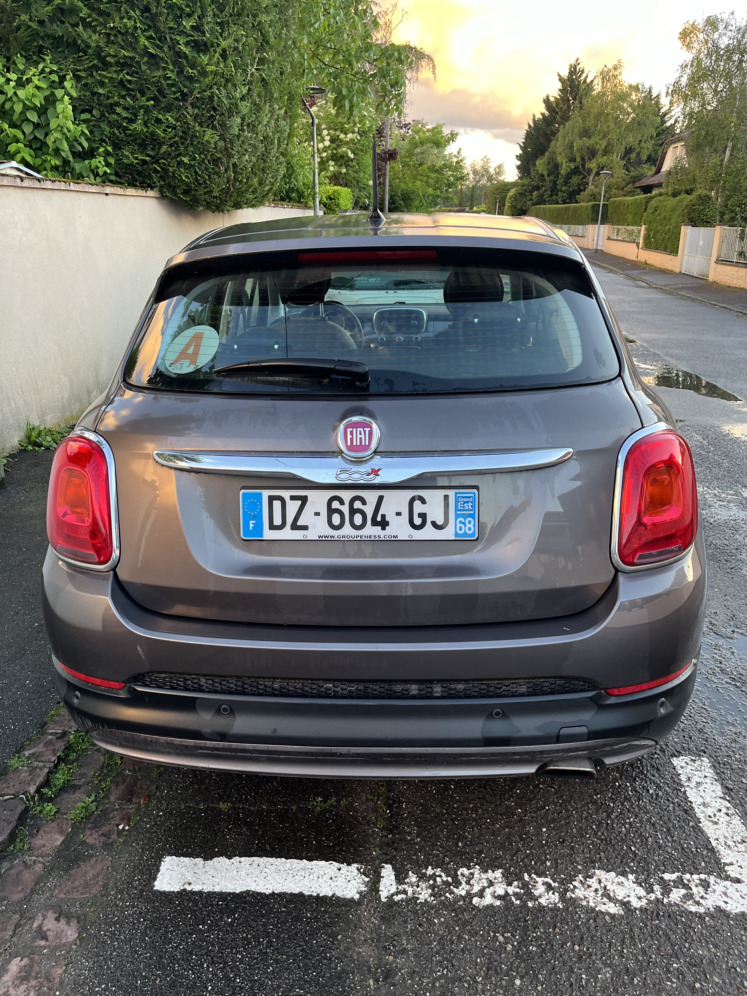 Fiat 500 X avec Régulateur de vitesse