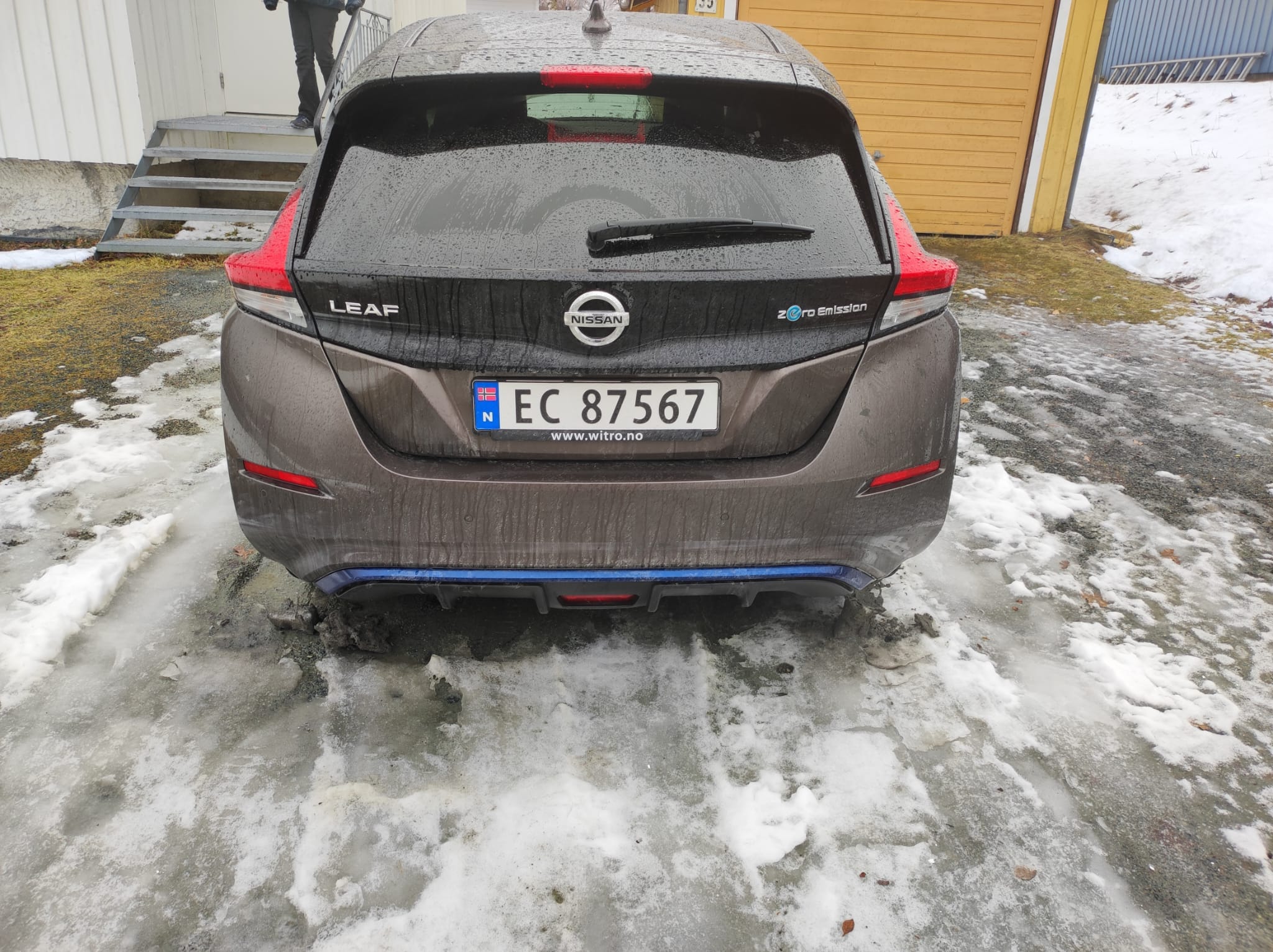 Nissan Leaf med GPS
