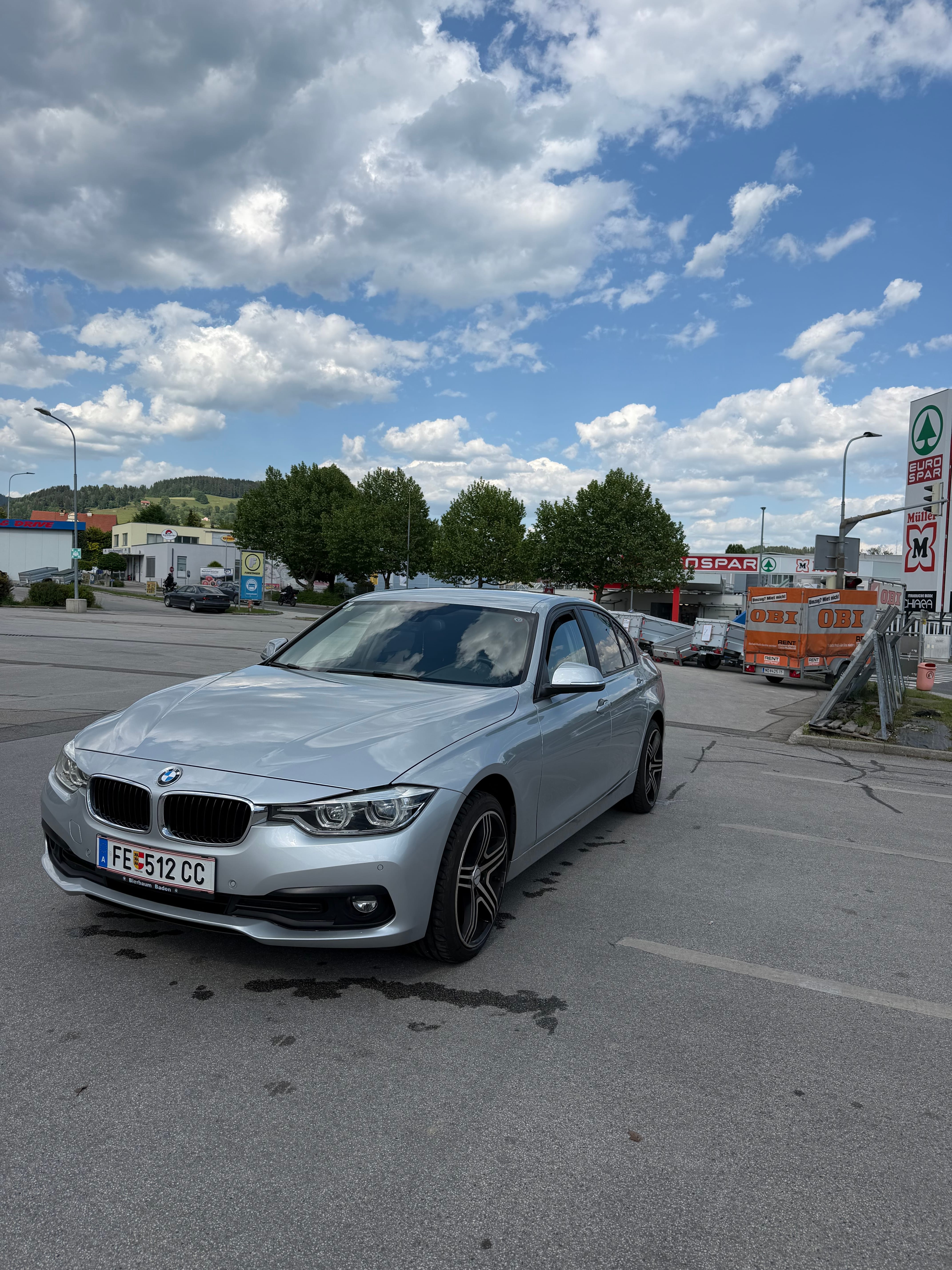 BMW 3er 316d mit Winterreifen