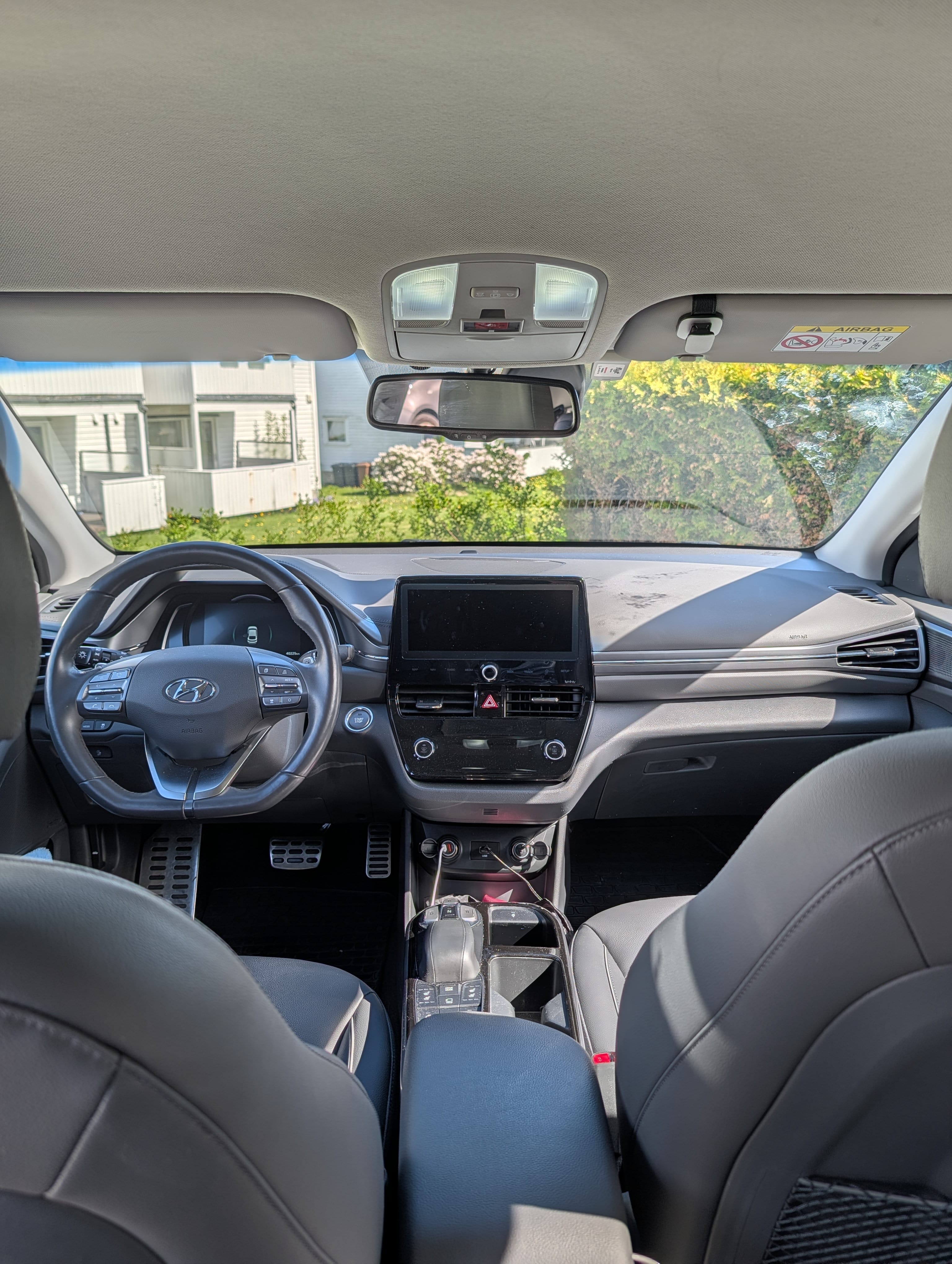 Hyundai Ioniq med GPS