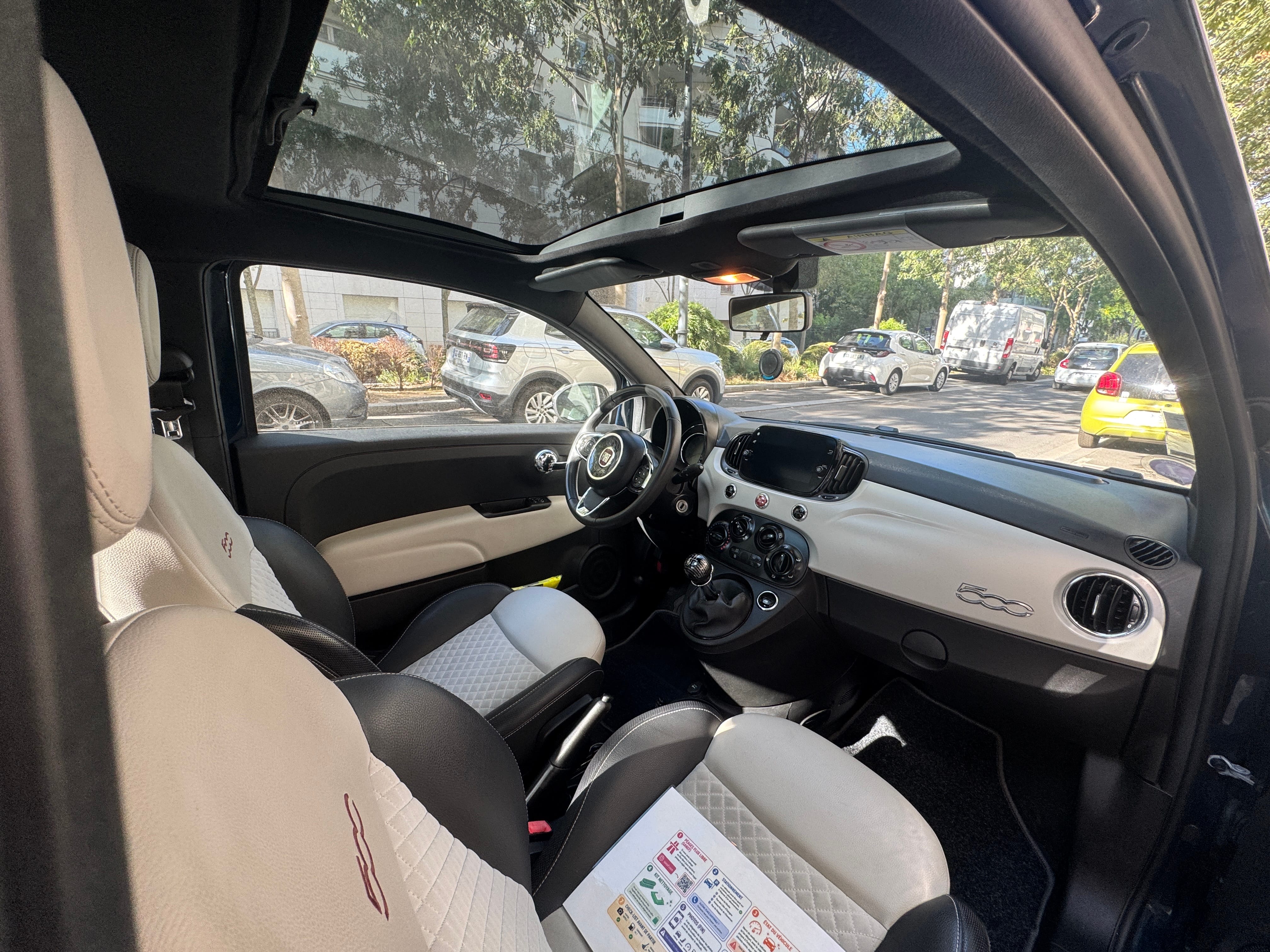 Fiat 500 avec Audio Bluetooth