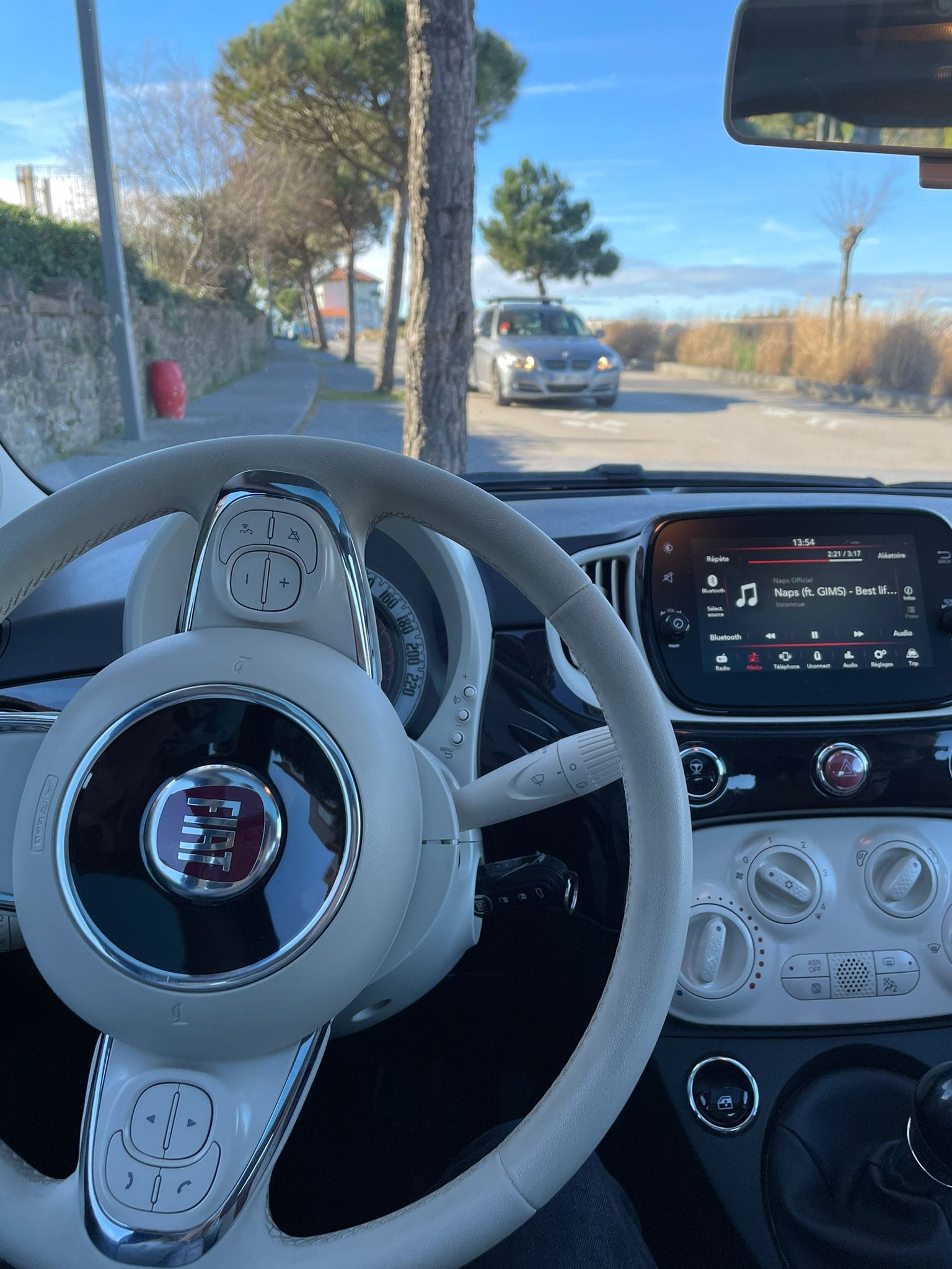 Fiat 500 Hybride avec Siège bébé