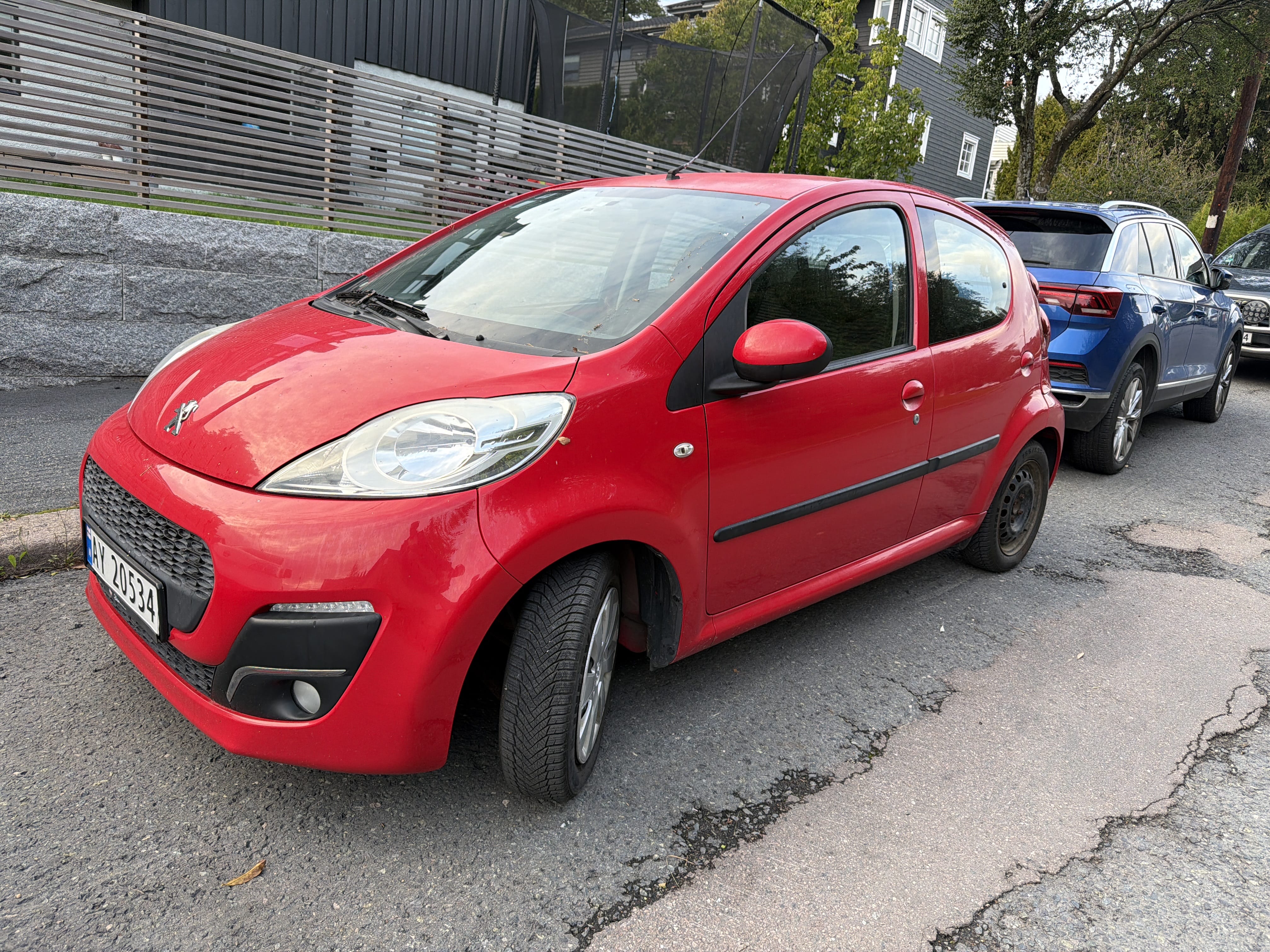 Peugeot 107, 2013, Blyfri 95