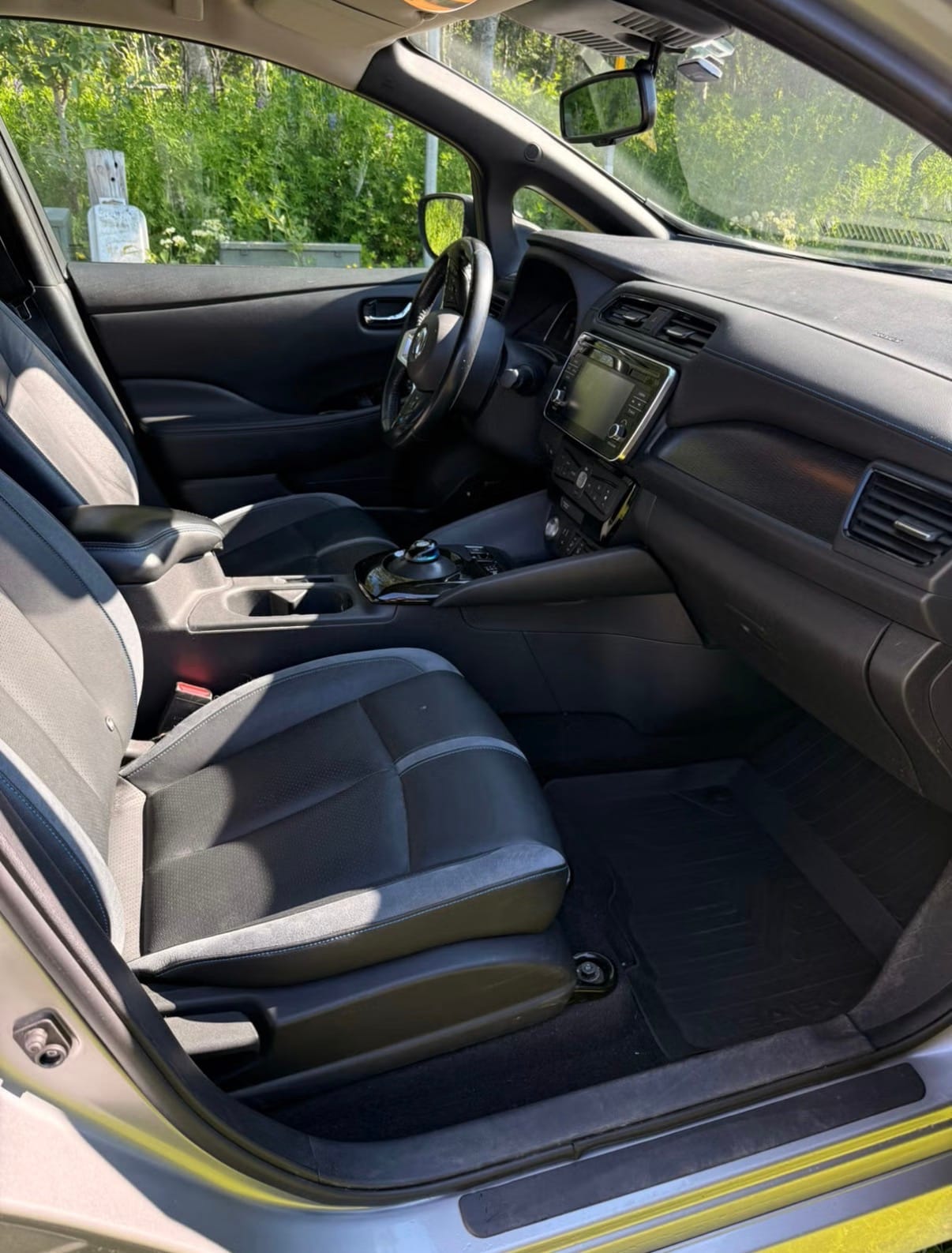 Nissan Leaf med GPS