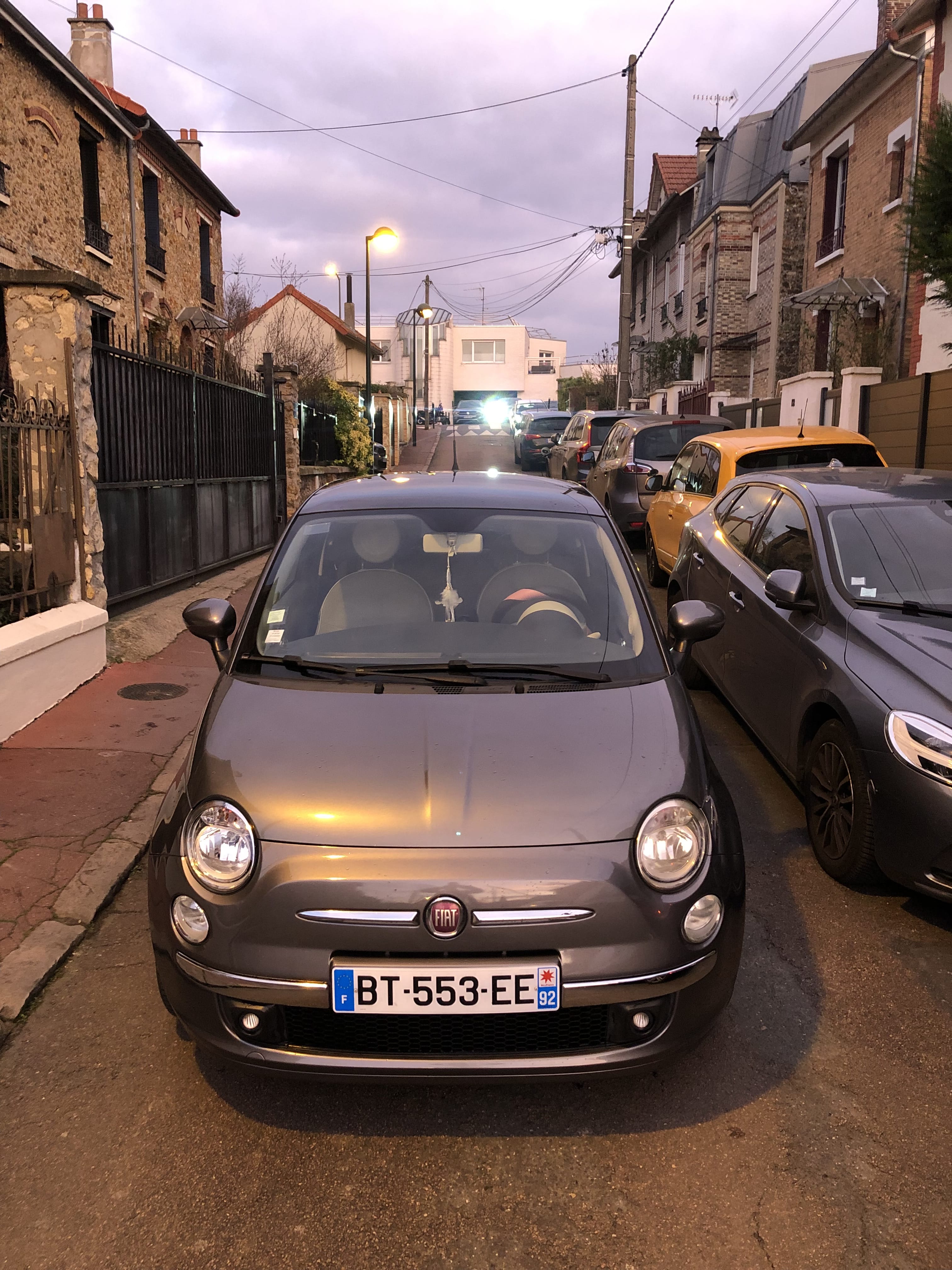 Fiat 500 avec Apple CarPlay