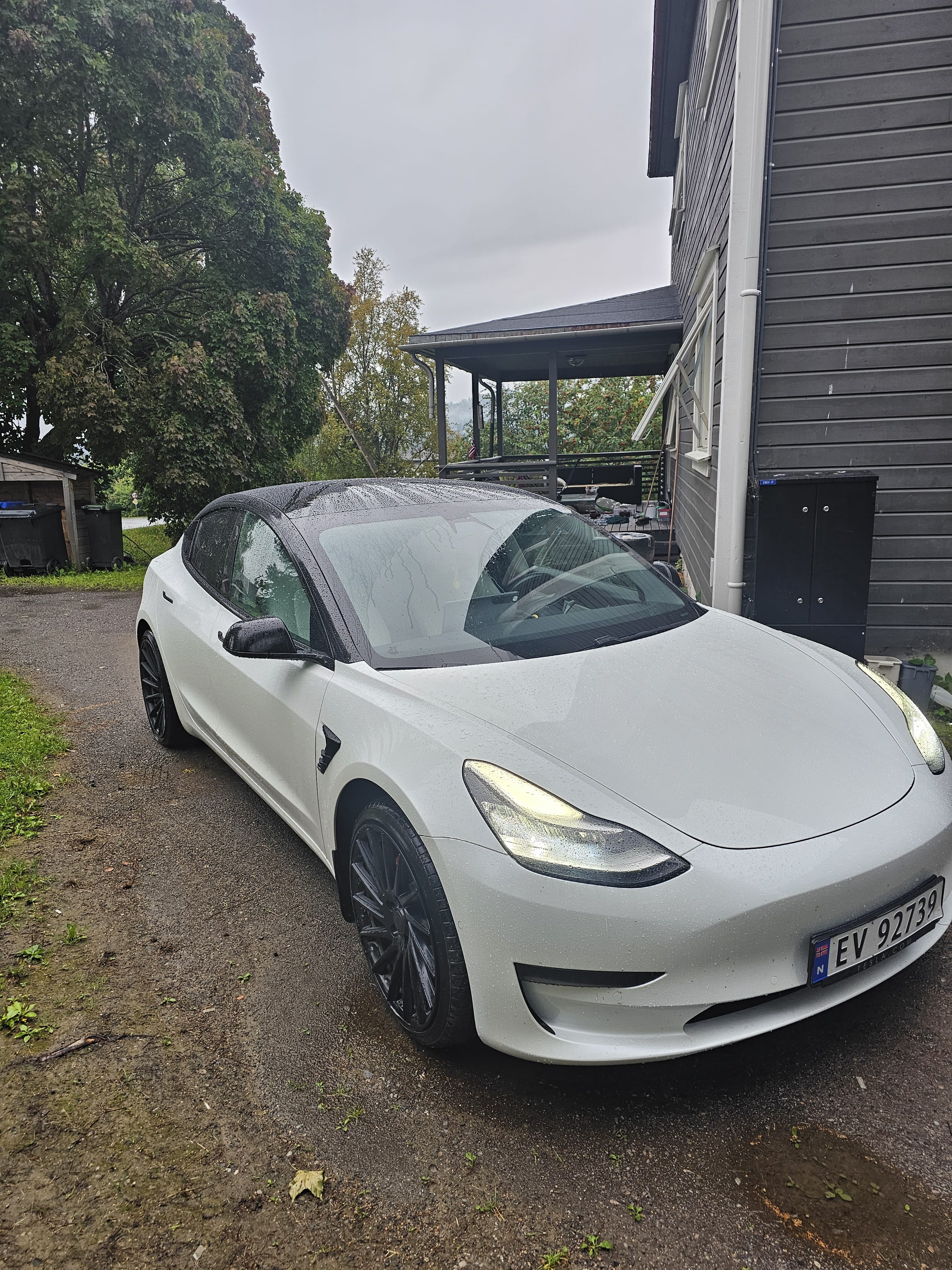 Tesla Model 3 Performamce med GPS