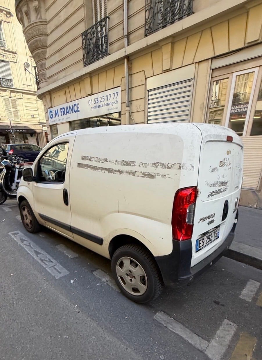 Fiat Fiorino (ES292) BASSE EMISSION (Clim, Bluetooth, USB, GPS,...) #ao avec Climatisation