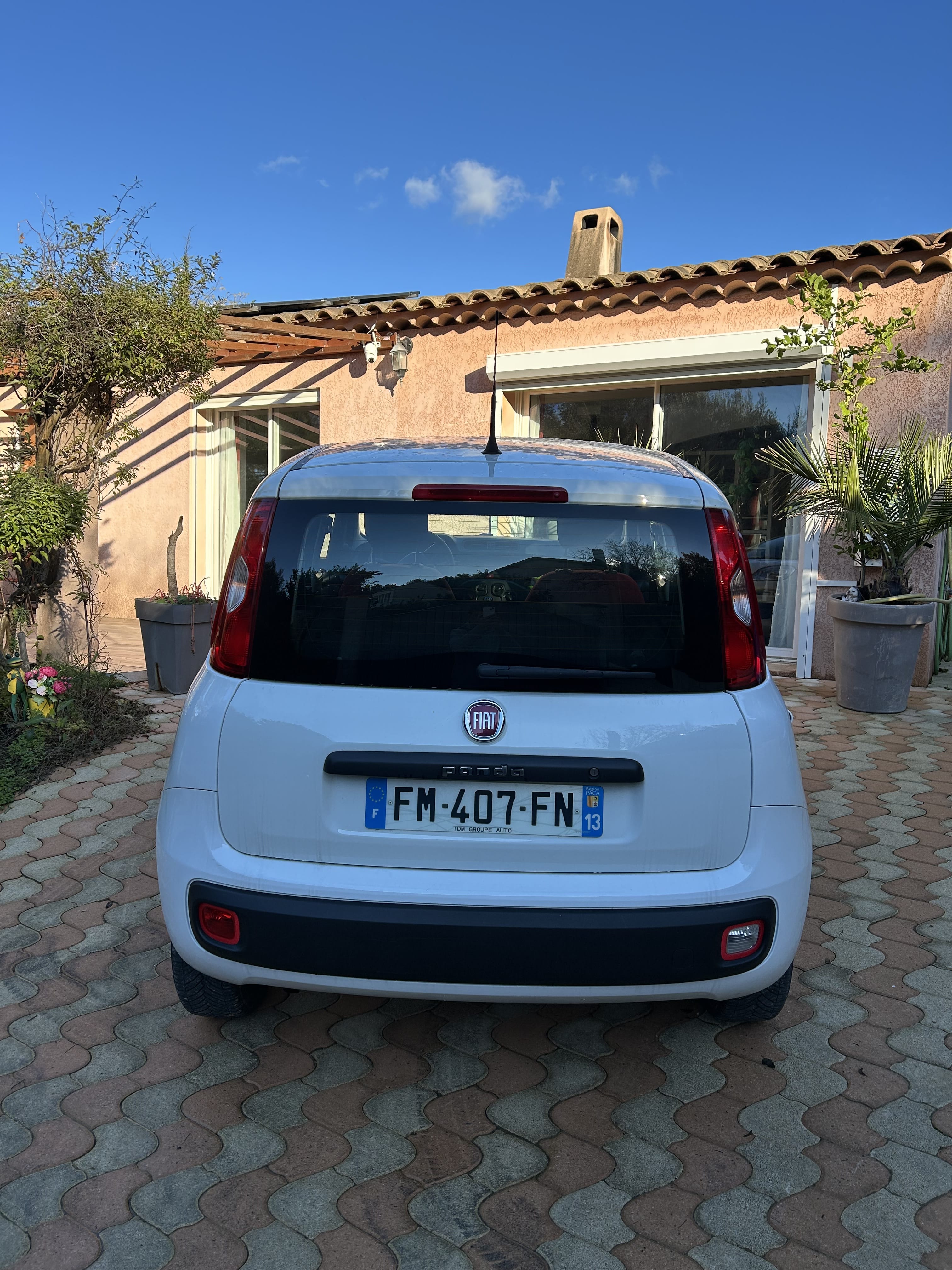 Fiat Panda avec Chaines