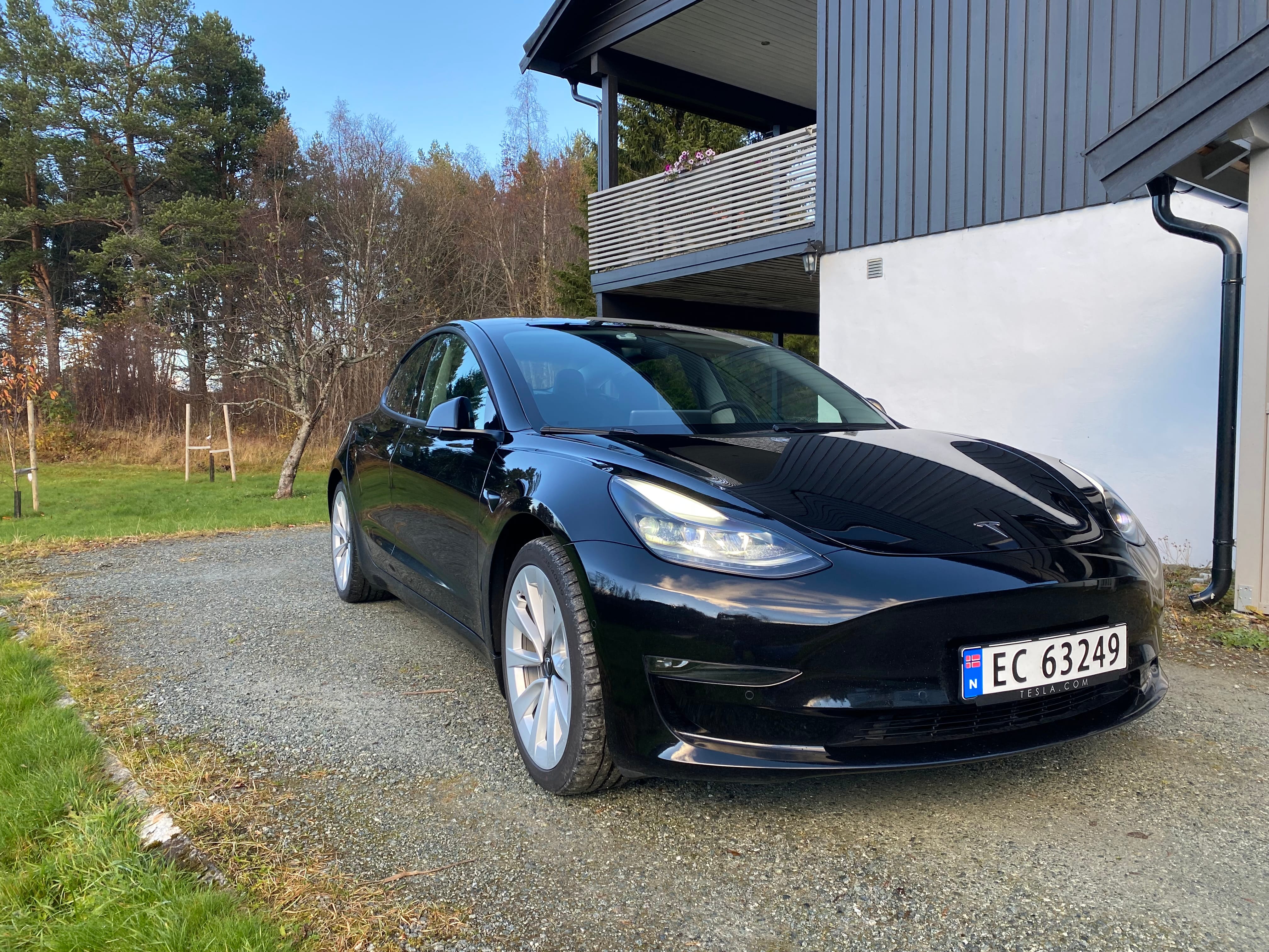 Tesla Model 3 med Aircondition