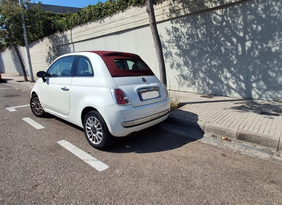 Fiat 500 C con Silla infantil