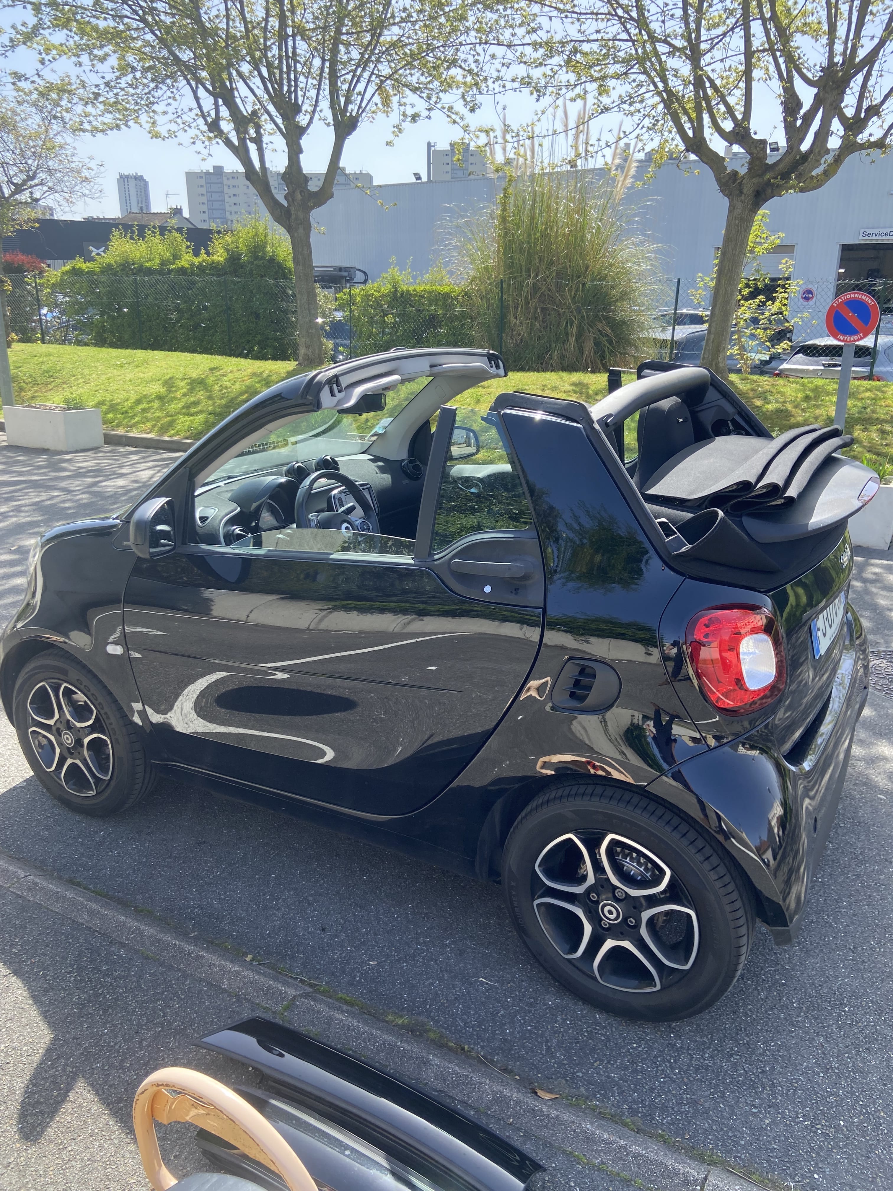 Smart Fortwo Cabriolet 1,6, 2019, Essence 95, automatique