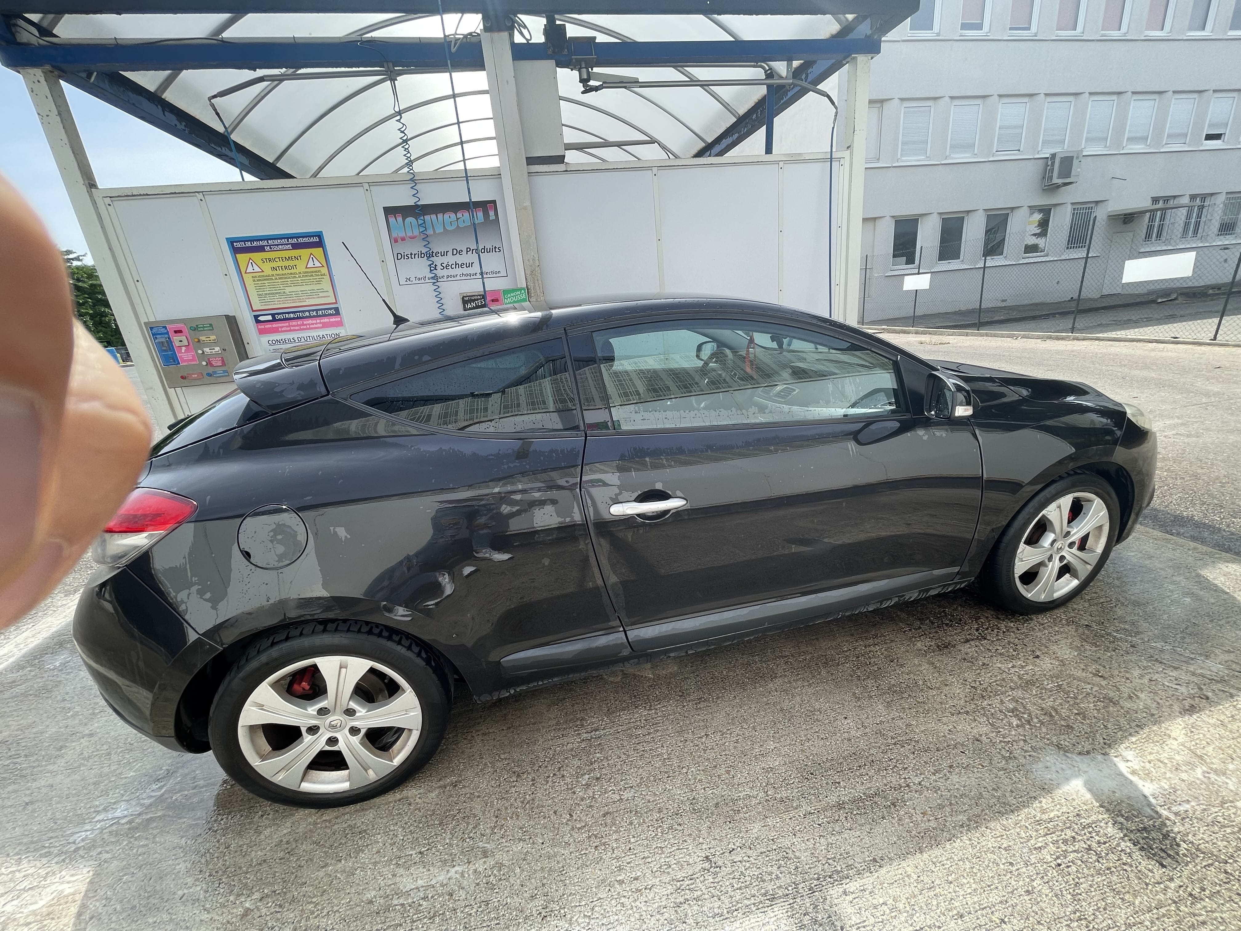 Renault Mégane 1,9DCI coupé XV de France avec GPS