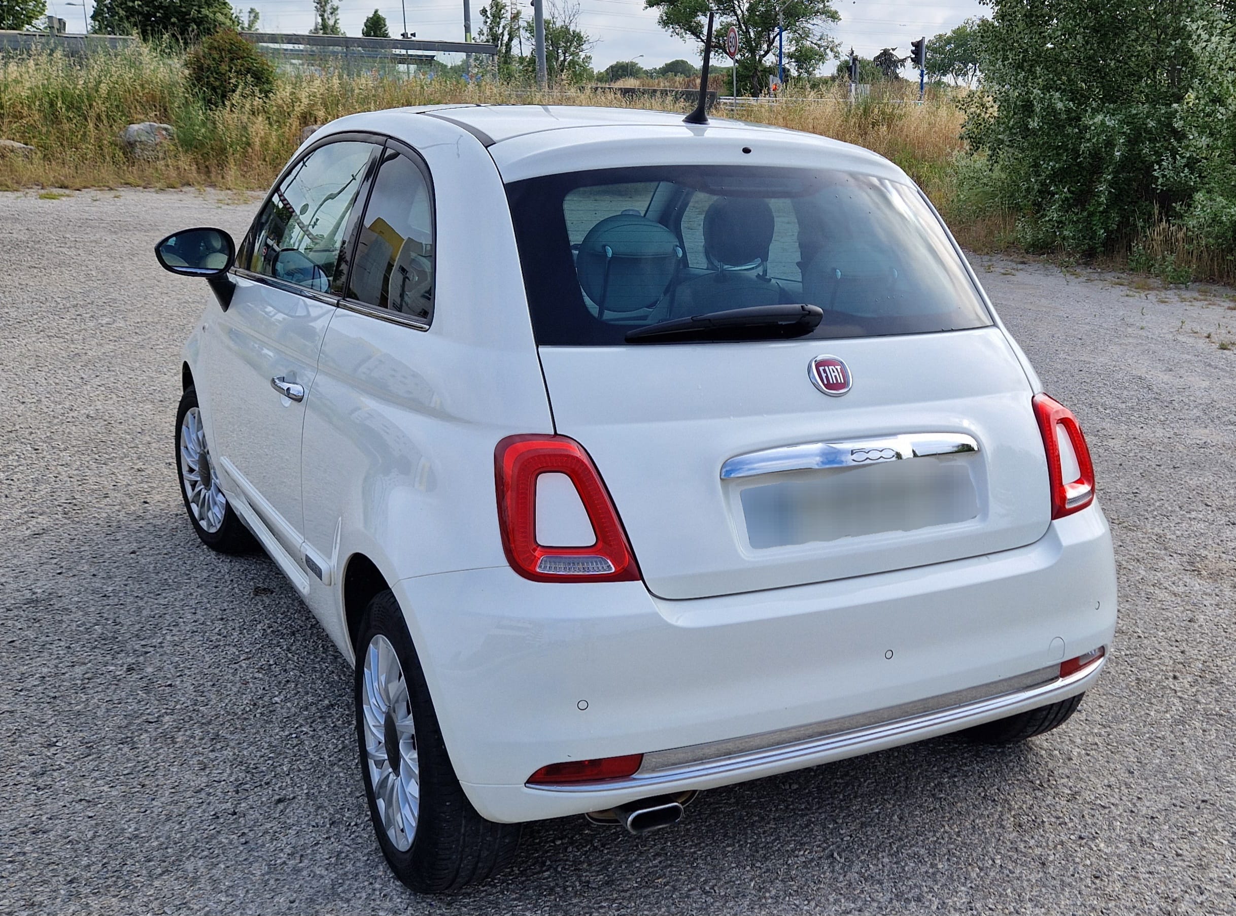 Fiat 500 avec Siège bébé