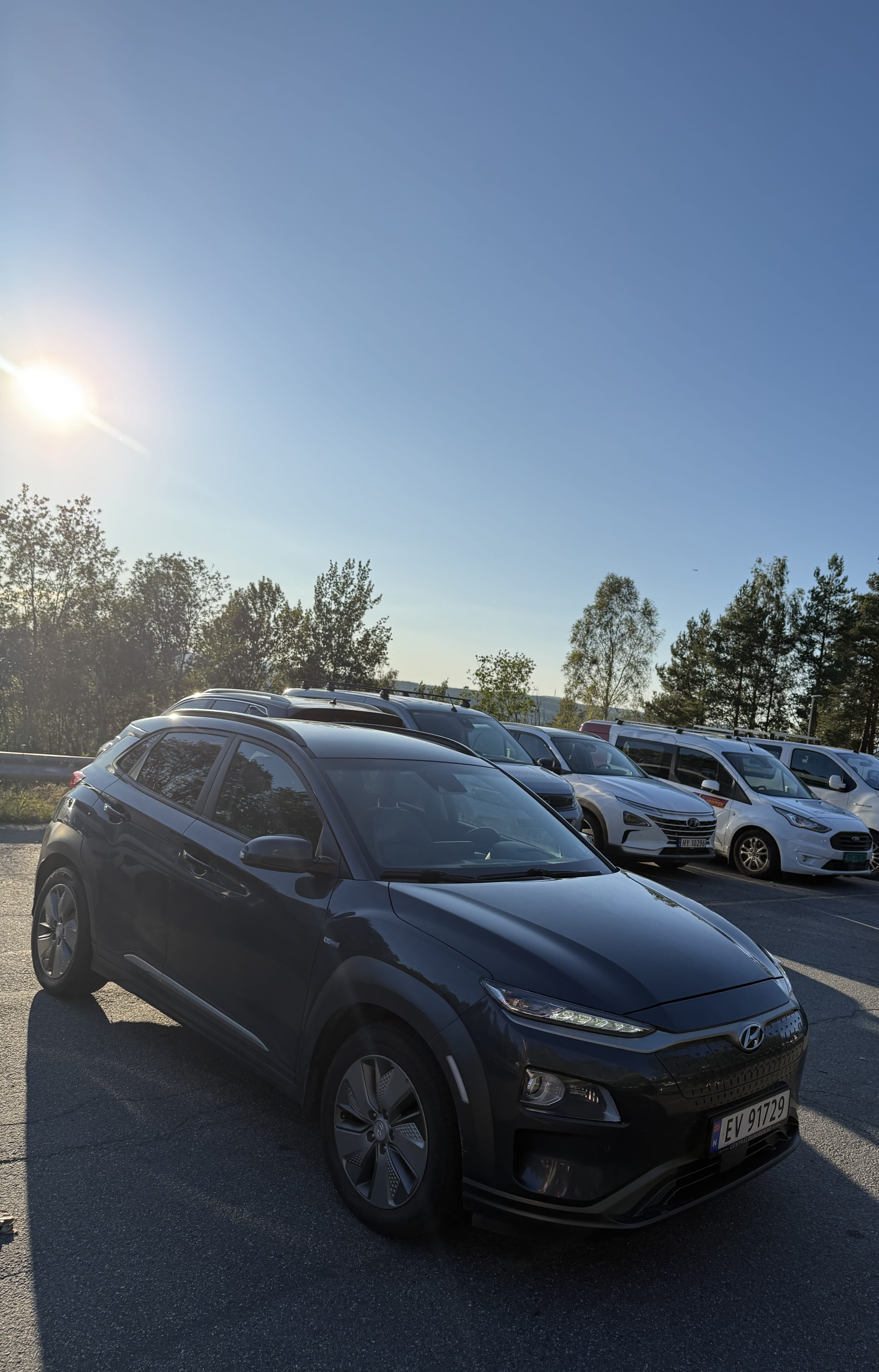 Hyundai Kona Electric med Android Auto