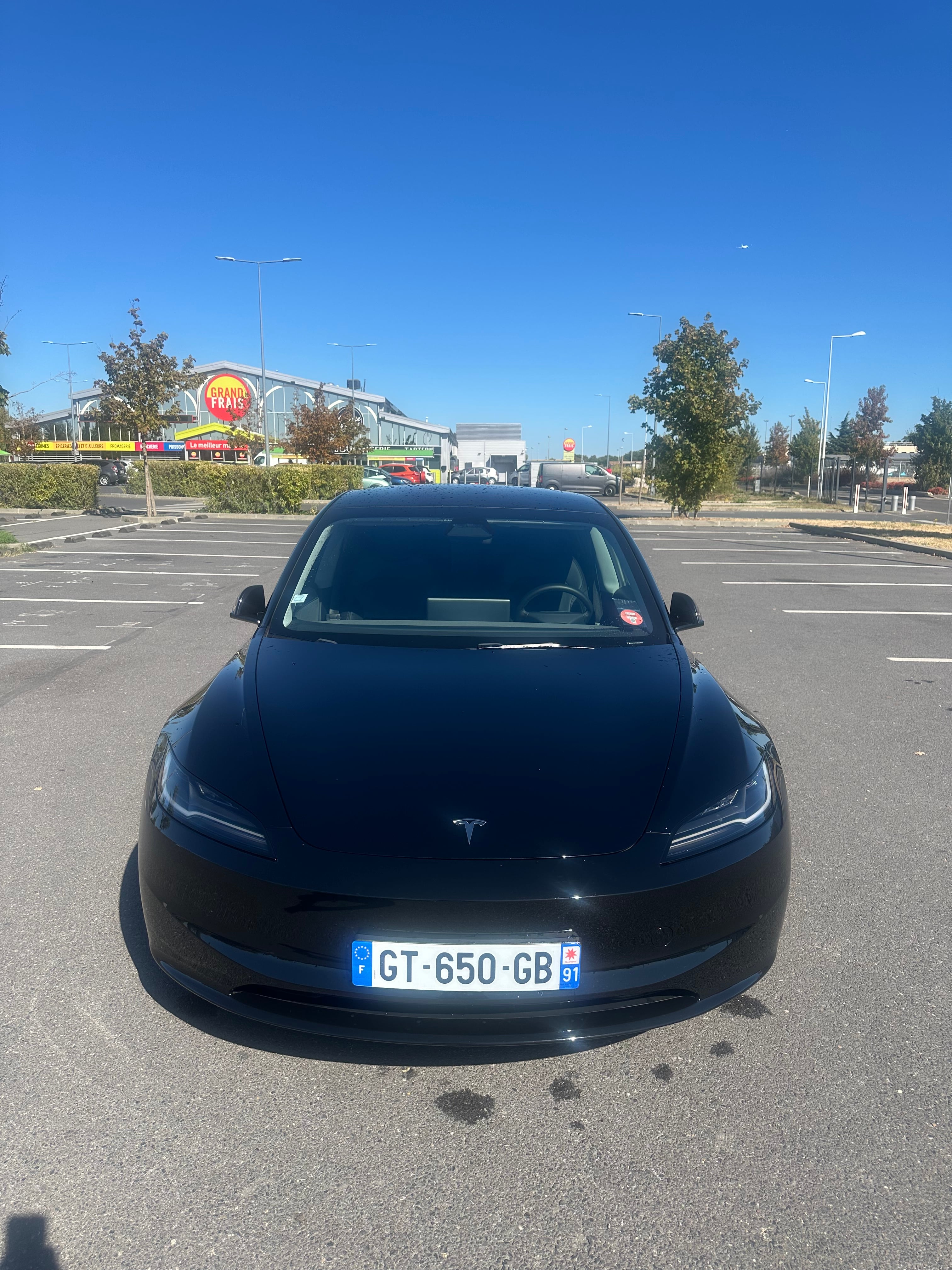 Tesla Model 3 avec Siège bébé
