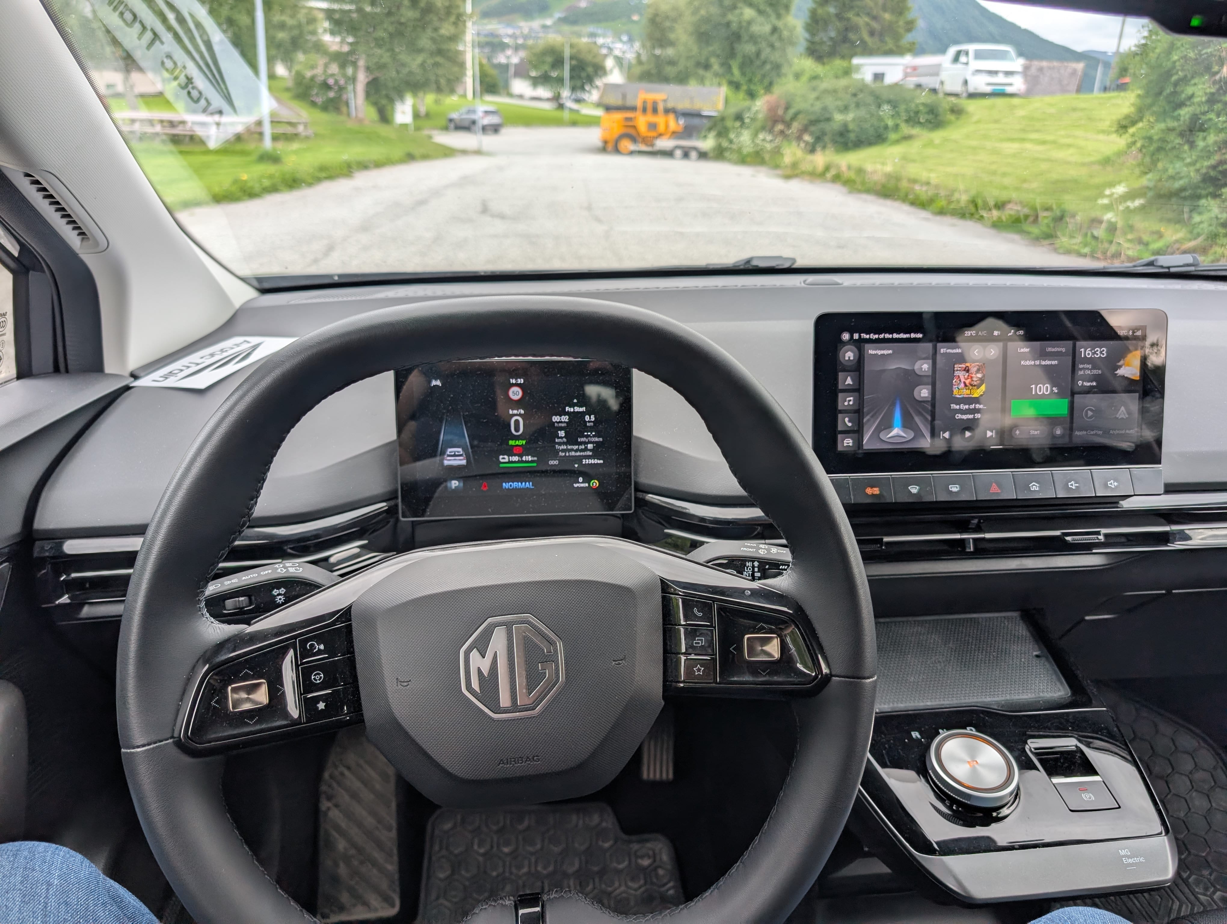 MG MG4 med GPS