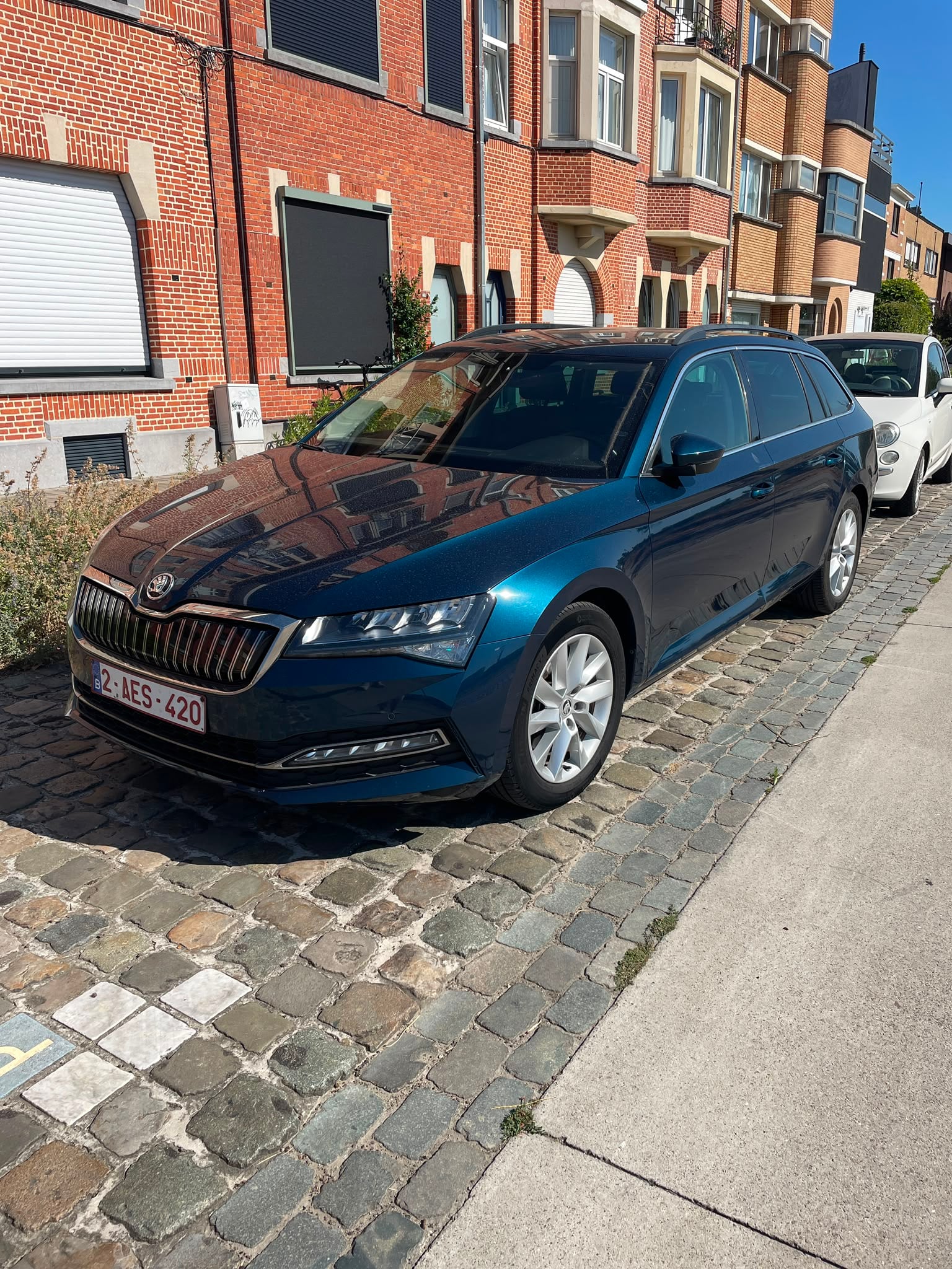 Skoda Superb Combi met Apple CarPlay