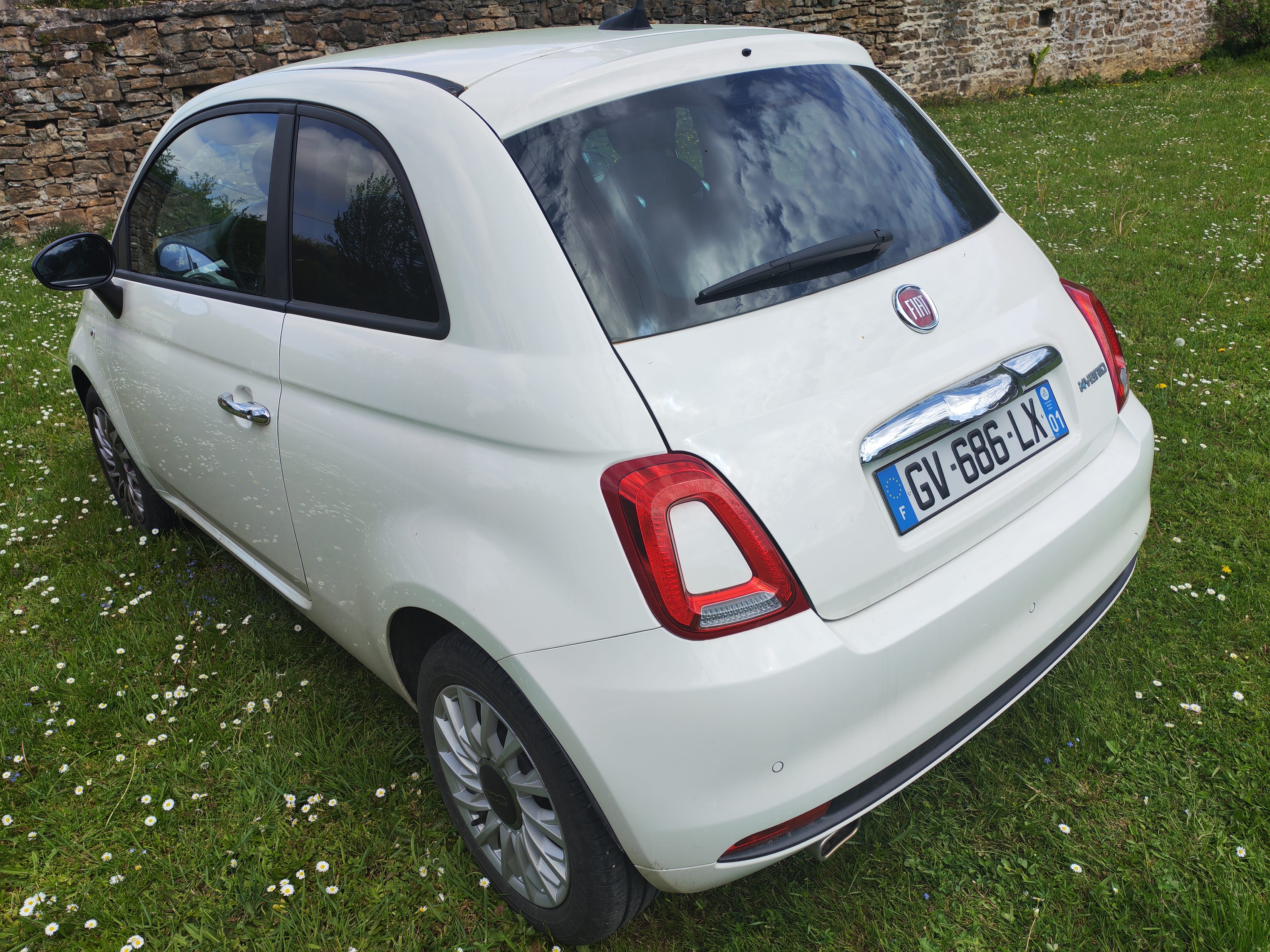 Fiat 500 avec GPS