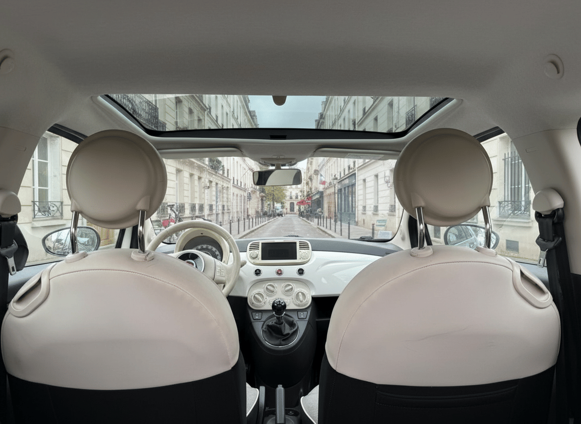 Fiat 500 avec Entrée audio / iPod