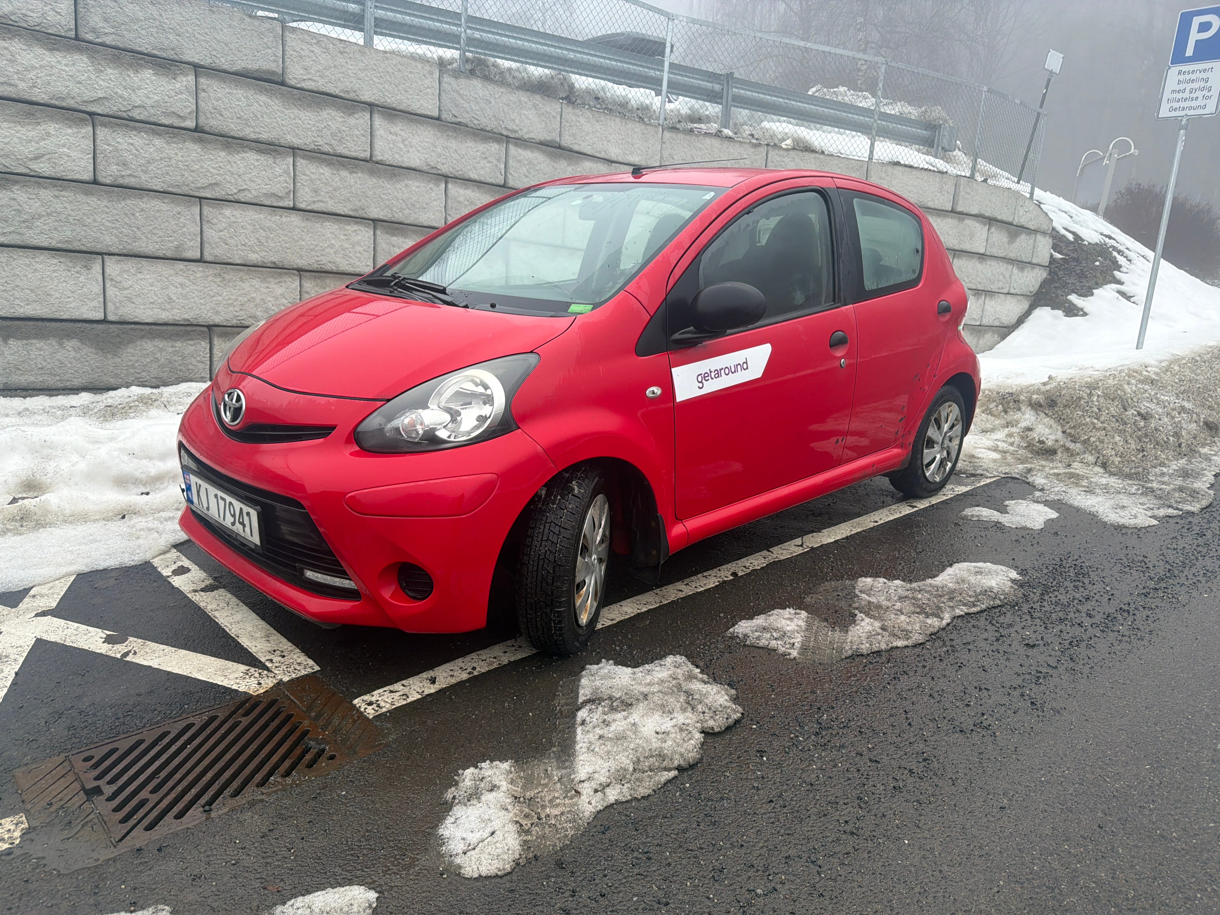 Toyota Aygo, 2013, Blyfri 95