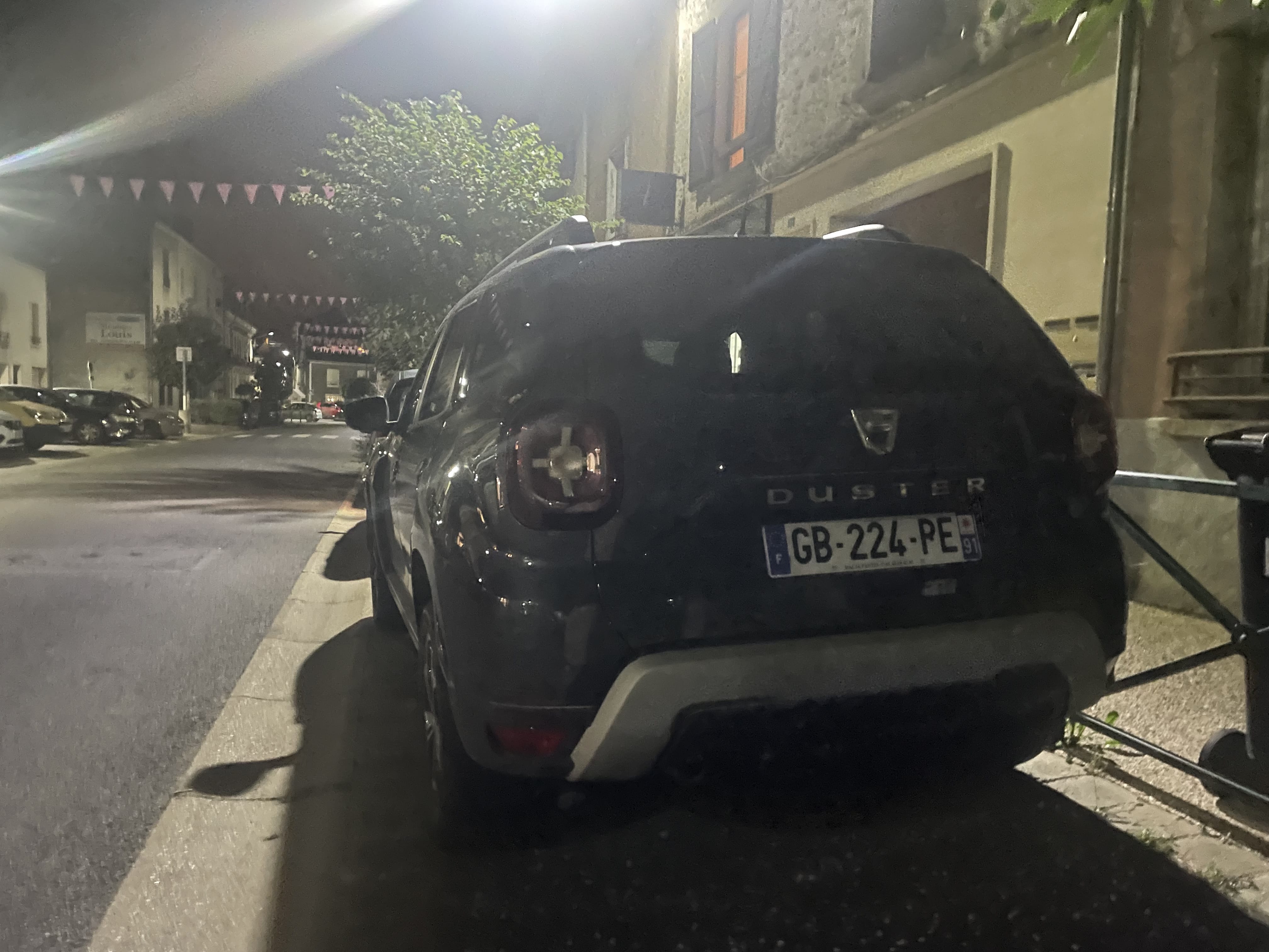 Dacia Duster avec Siège bébé