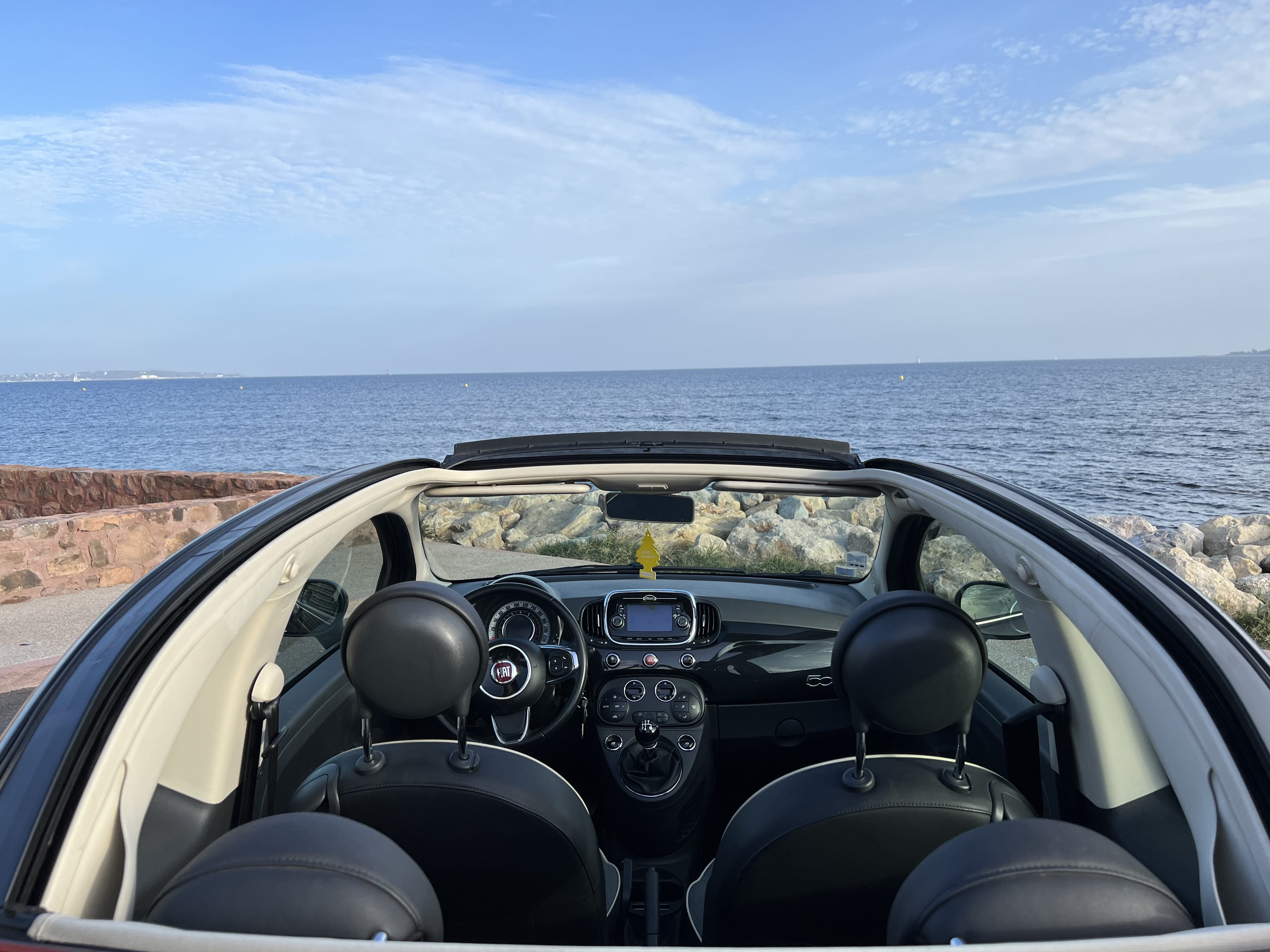 Fiat 500 C avec Entrée audio / iPod