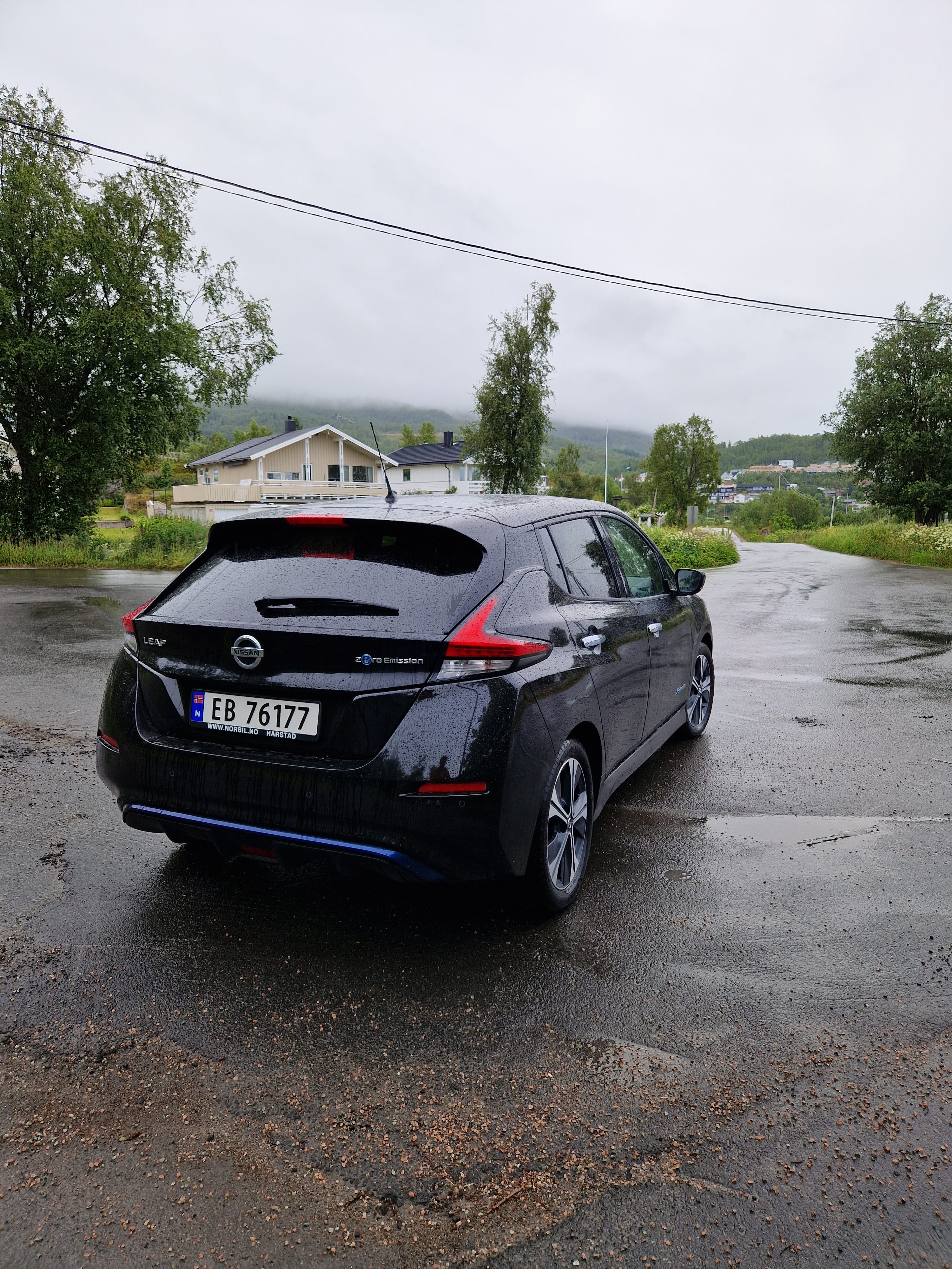 Nissan Leaf med GPS