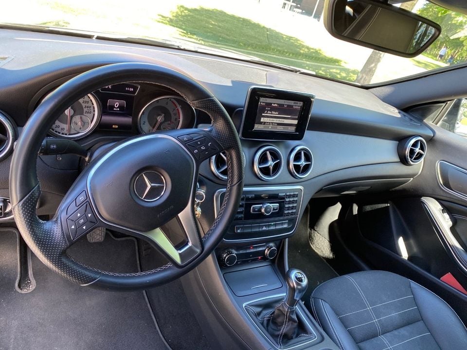 Mercedes CLA-Klasse med Vinterdekk