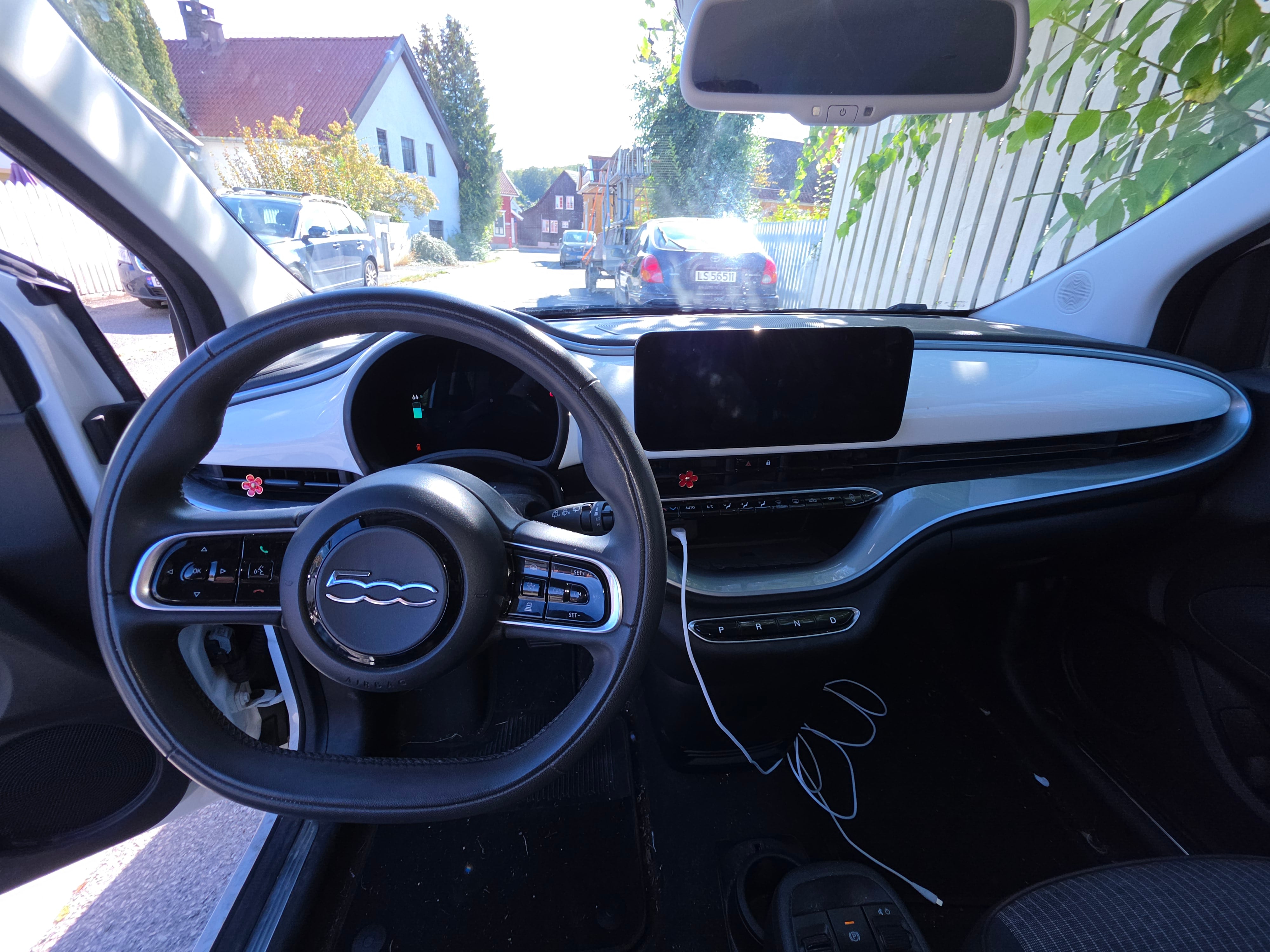 Fiat 500e med GPS