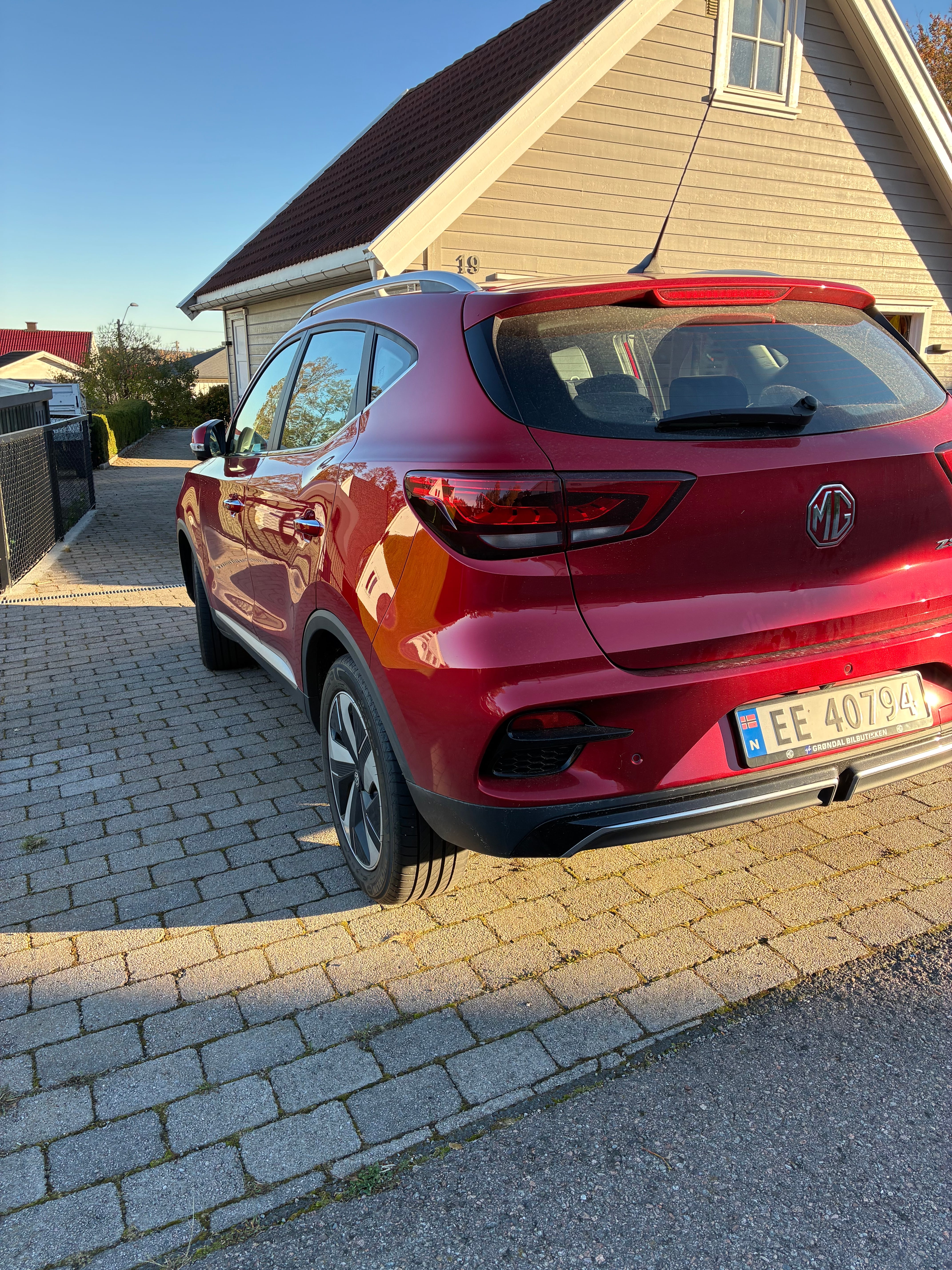 MG ZS EV med Cruisekontroll