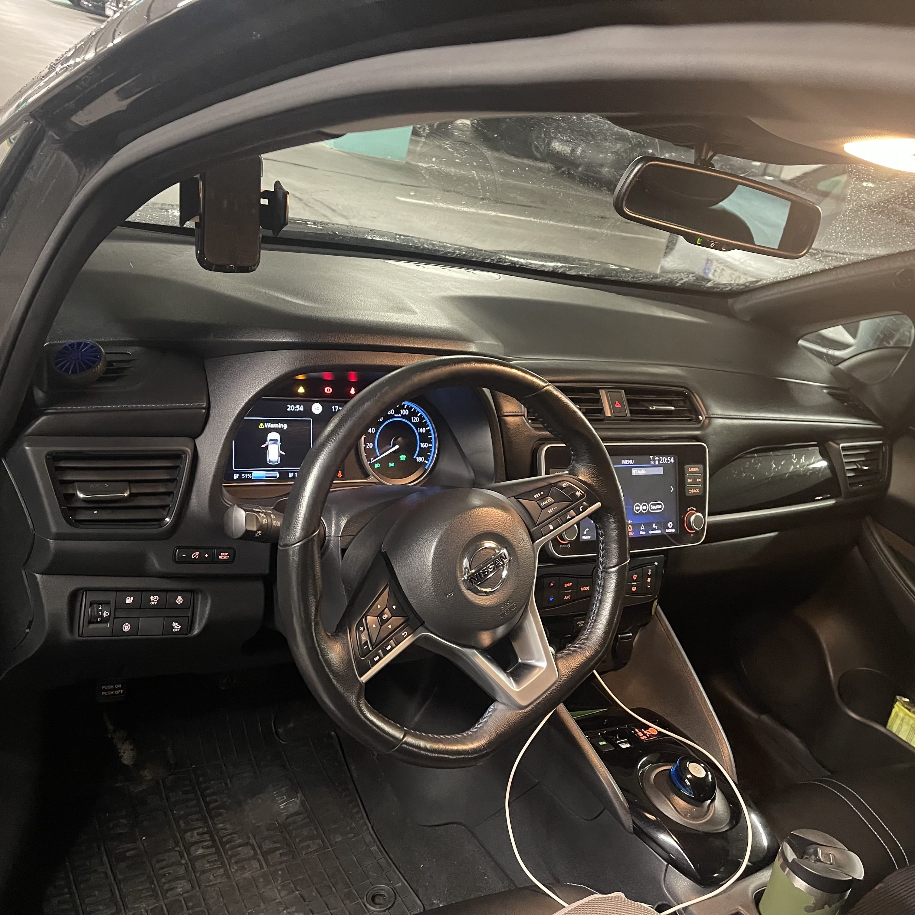 Nissan Leaf med GPS