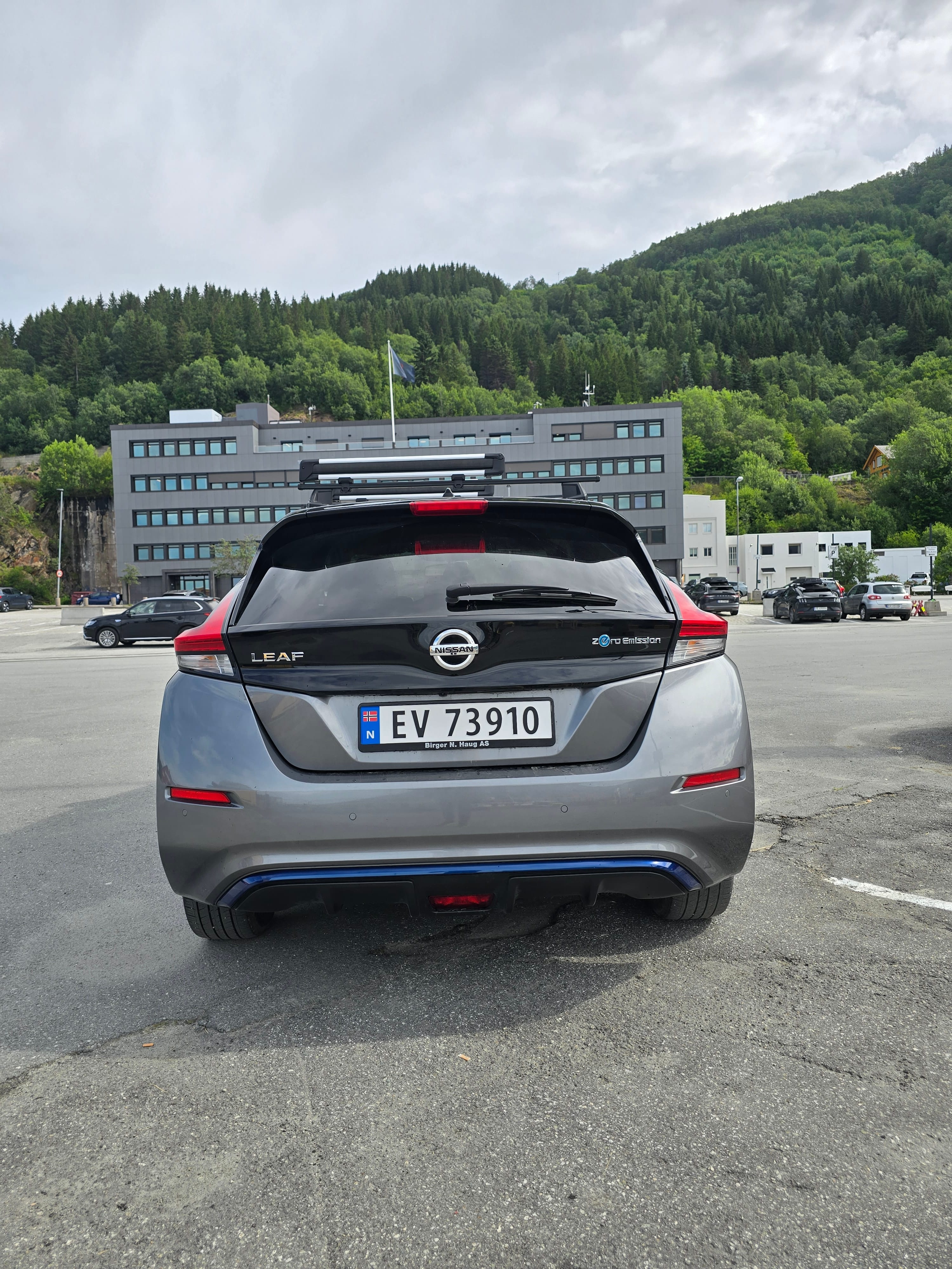 Nissan Leaf med Ryggekamera