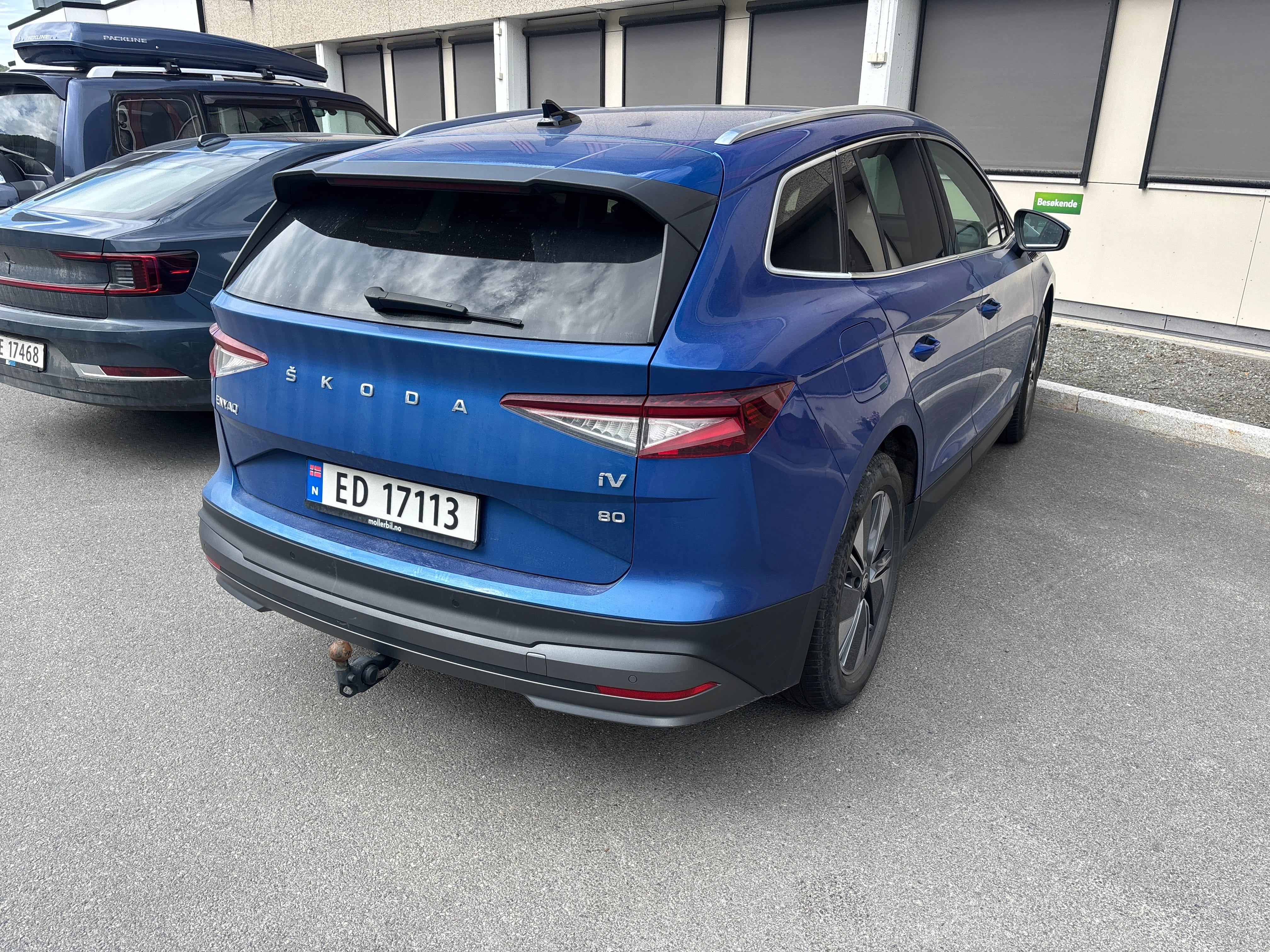 Skoda Enyaq 80 with Backup camera