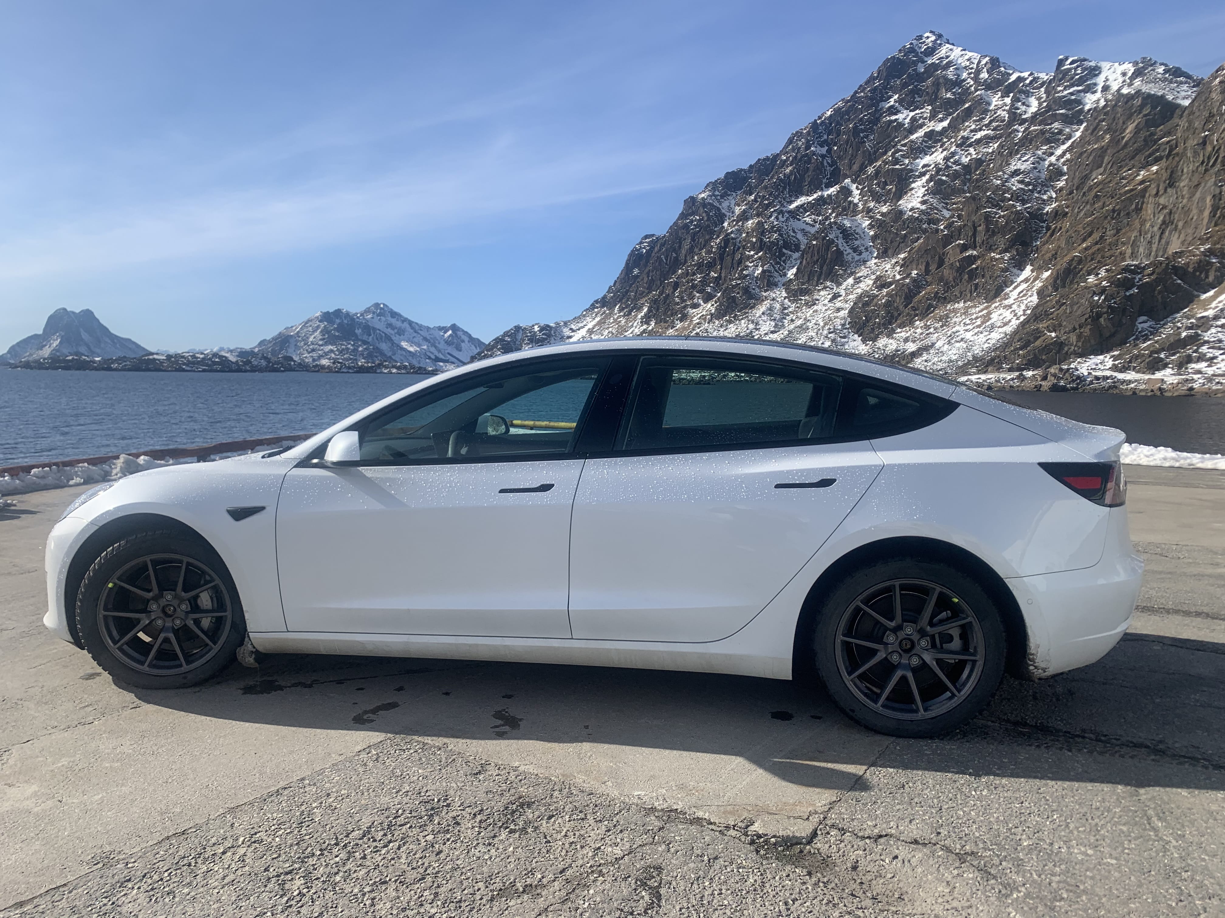 Tesla Model 3 med Aircondition