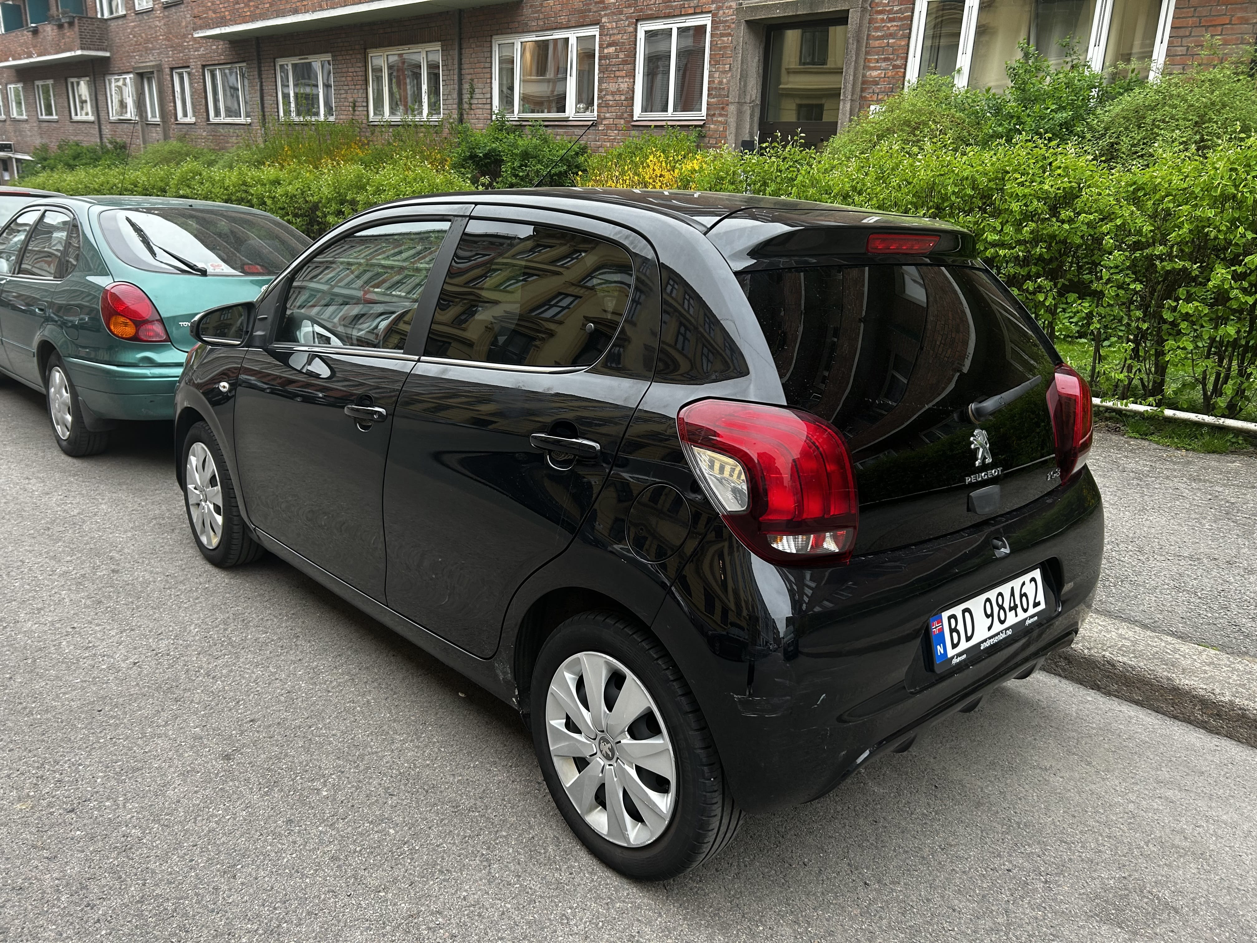 Peugeot 108 with Snow tires