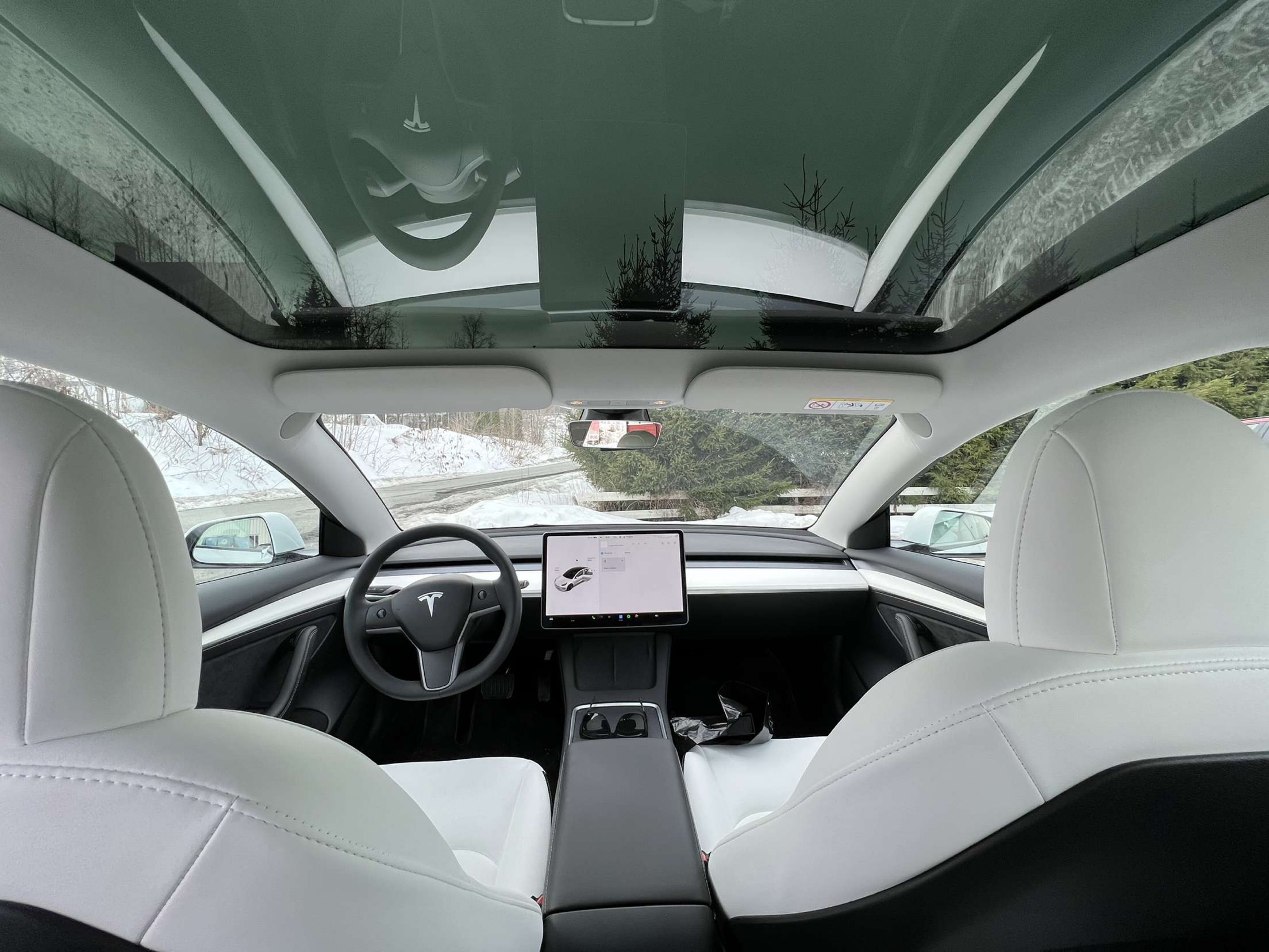 Tesla Model 3 med Cruisekontroll