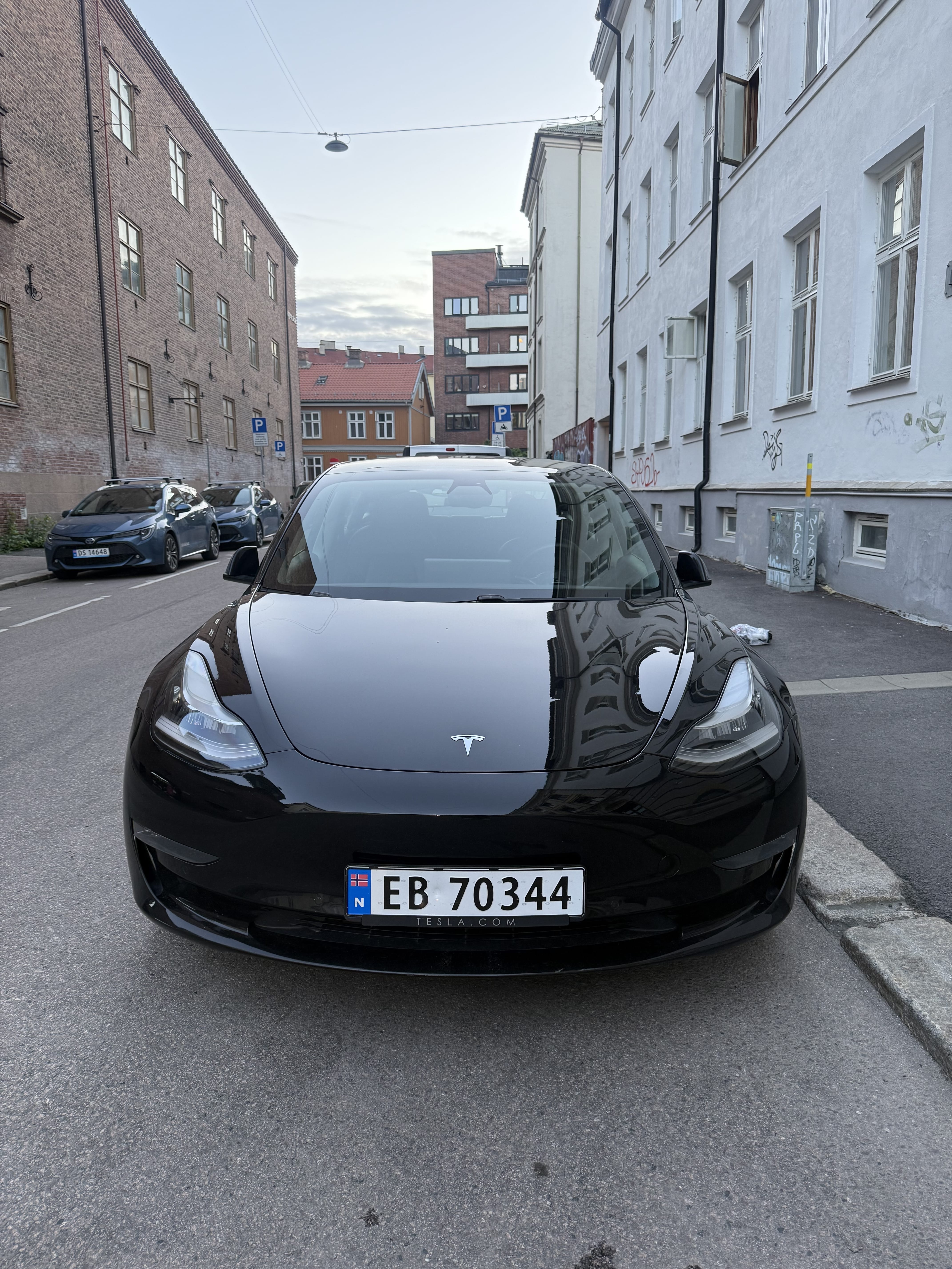 Tesla Model 3 med Aircondition